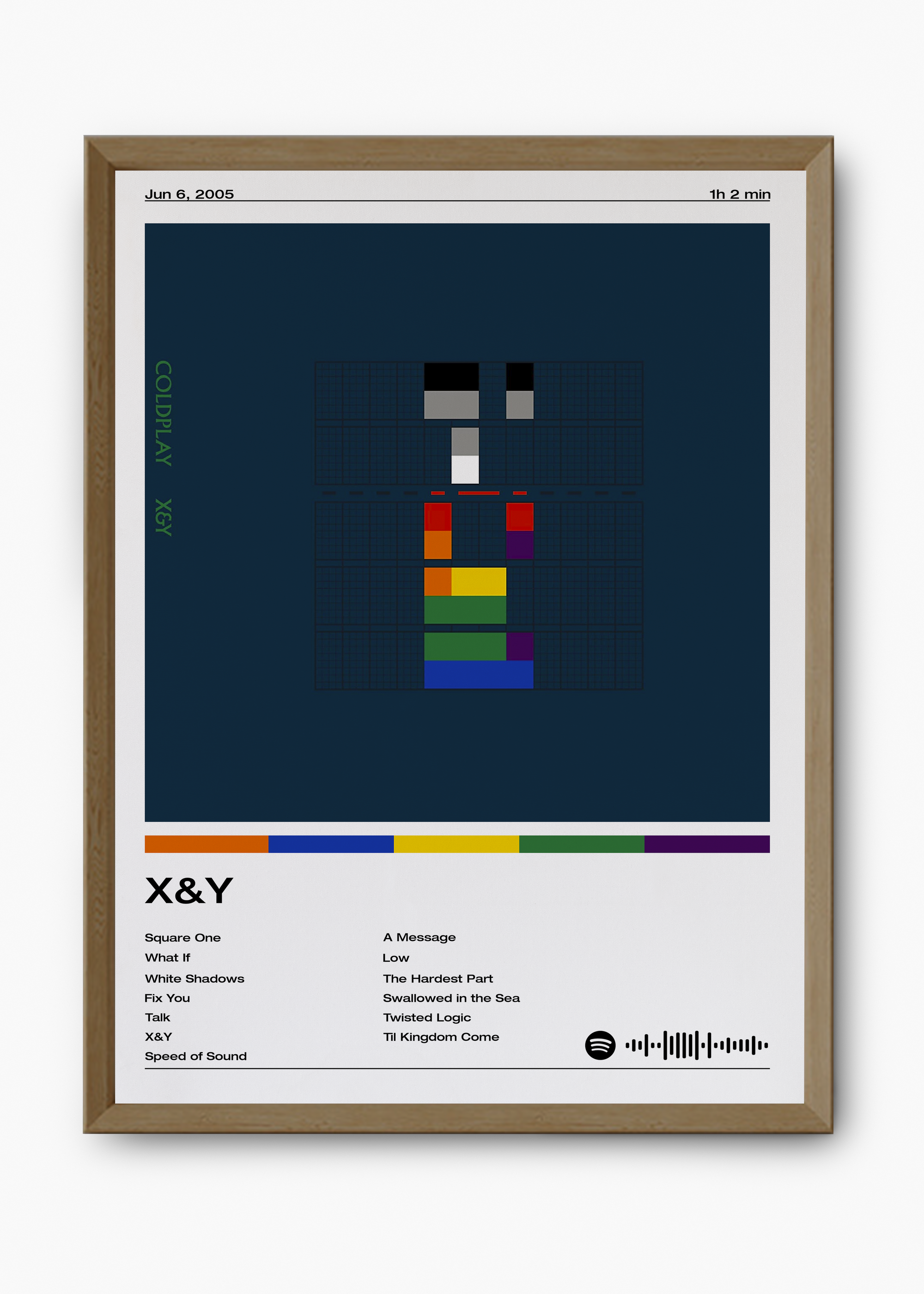 Quadro Coldplay X&Y - 9