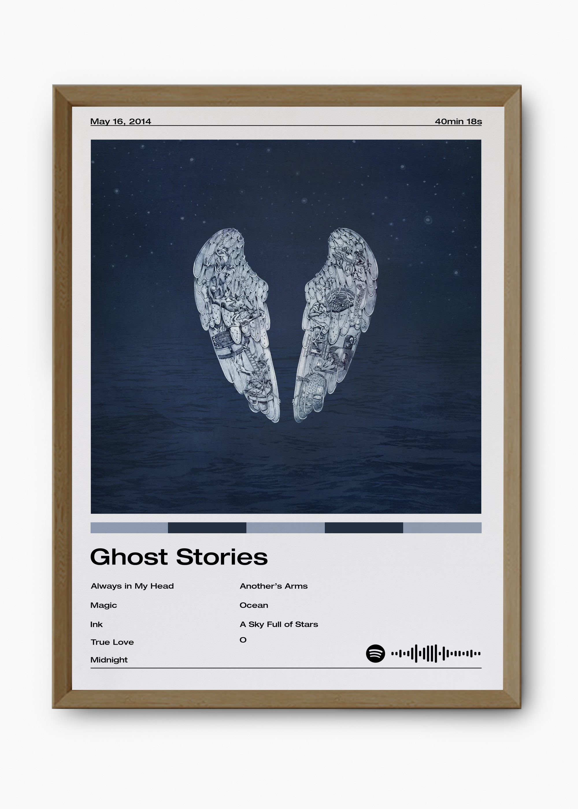Quadro Coldplay Ghost Stories - 9