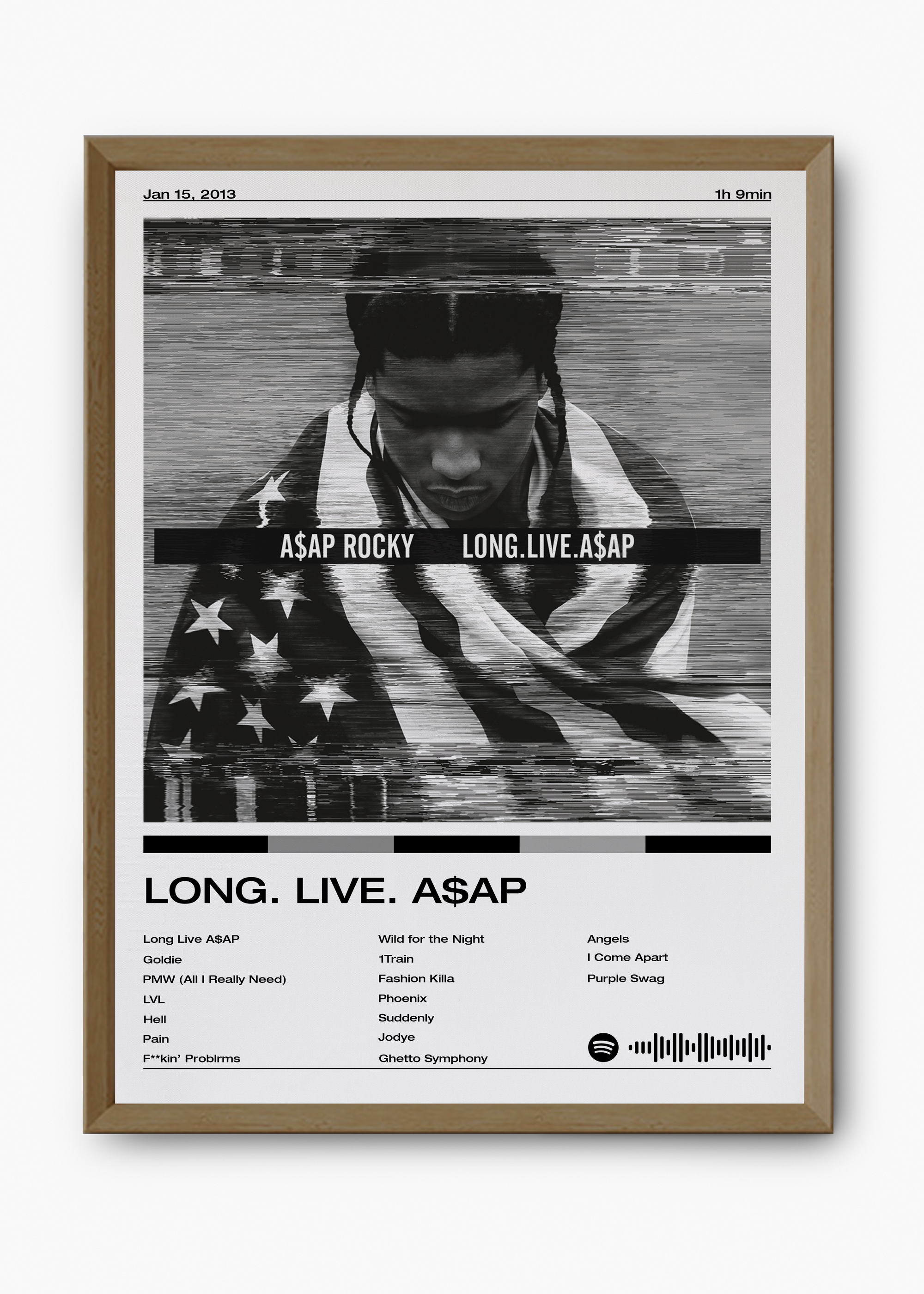 Quadro A$AP Rocky Long. Live - 9