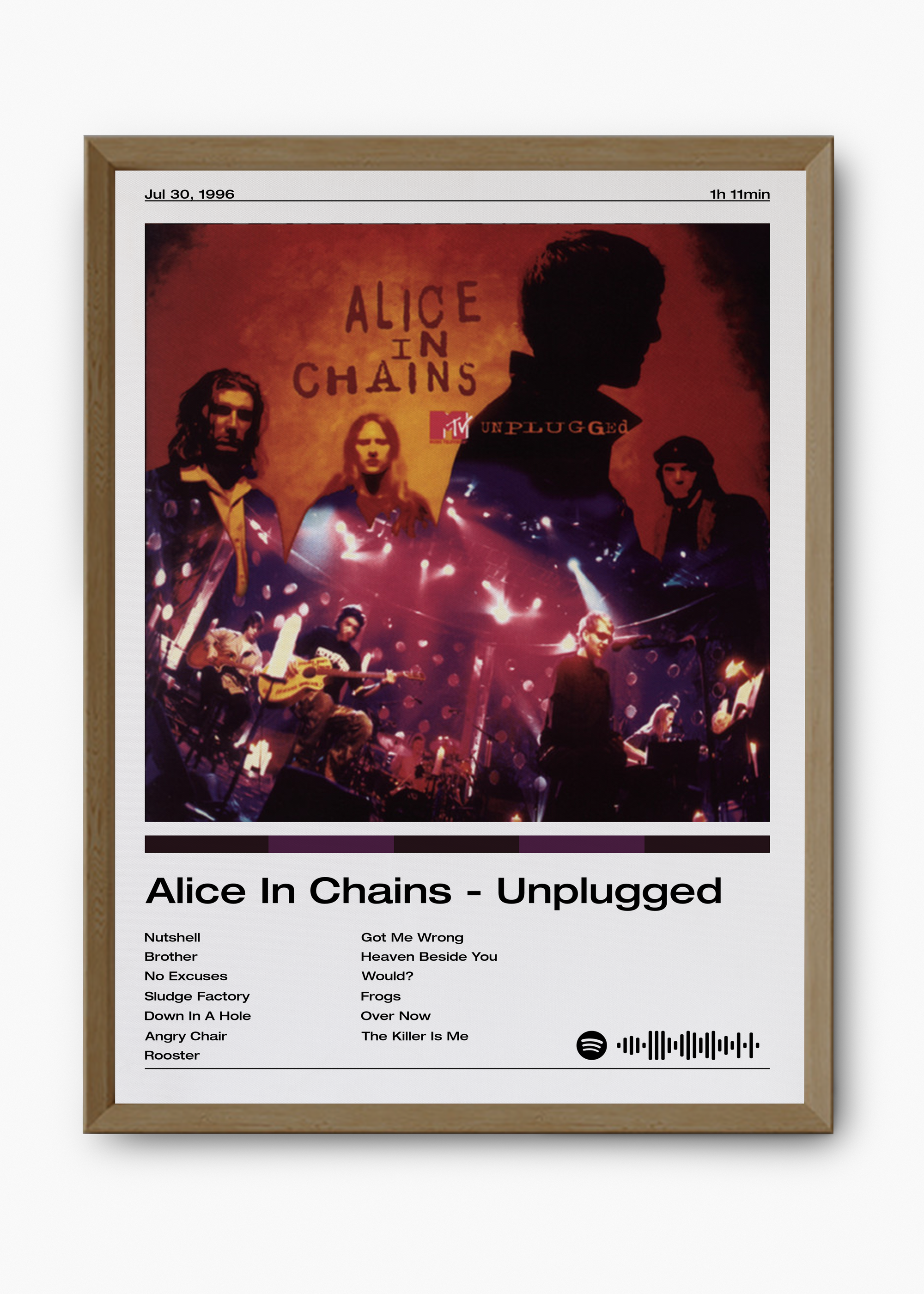 Quadro Alice in Chains Unplugged - 9