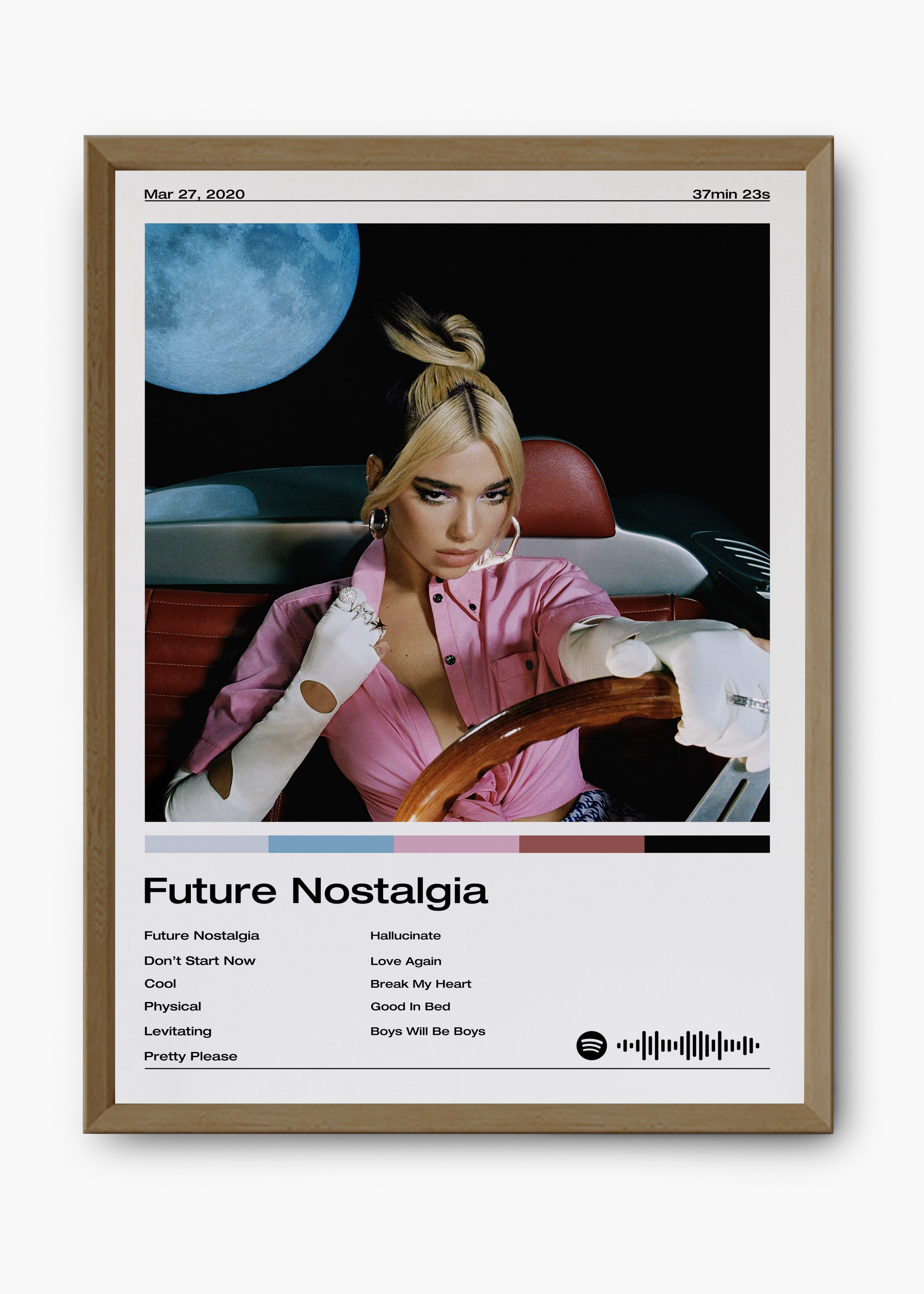 Quadro Dua Lipa Future Nostalgia - 9