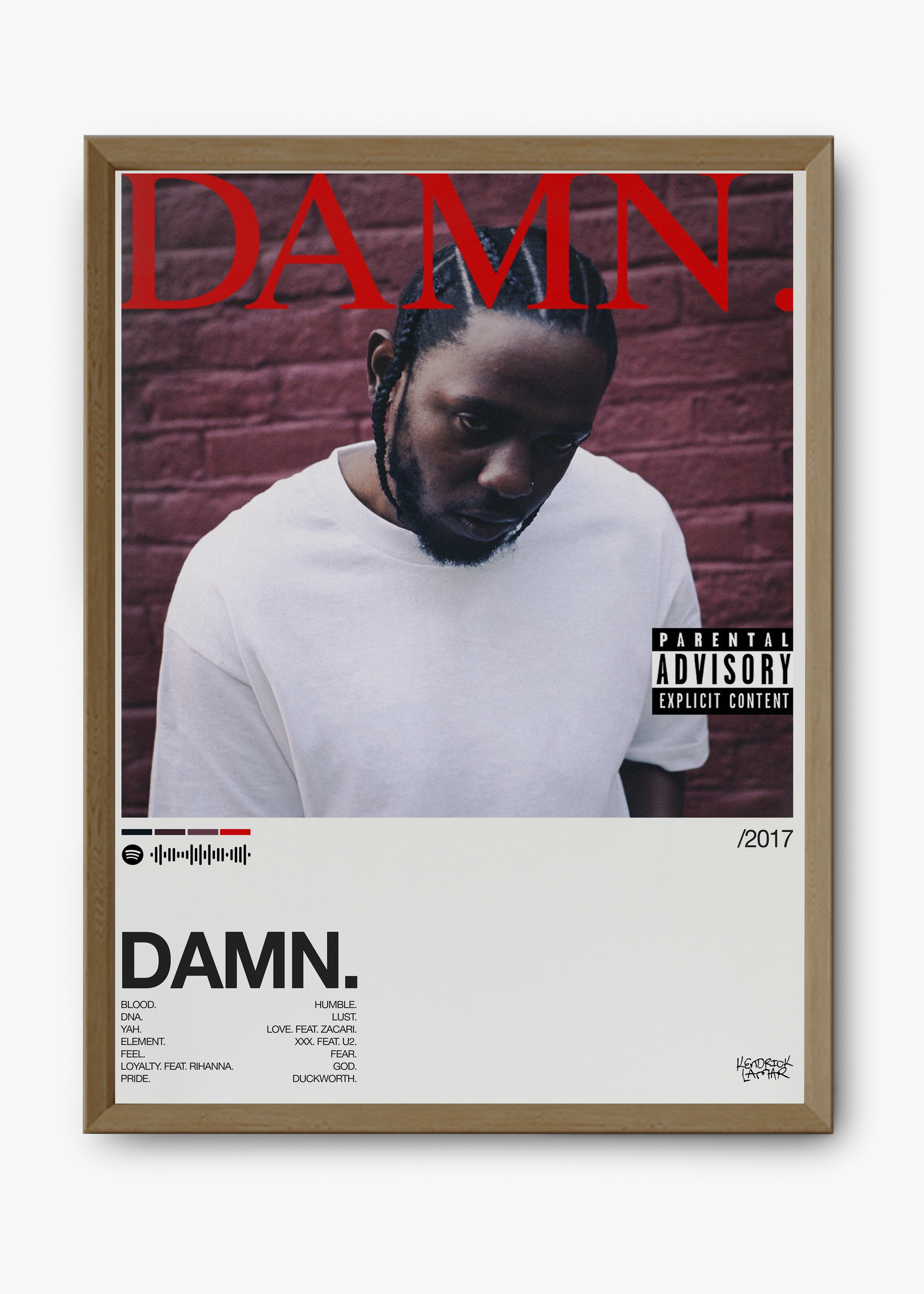 Quadro Kendrick Lamar DAMN II - 9