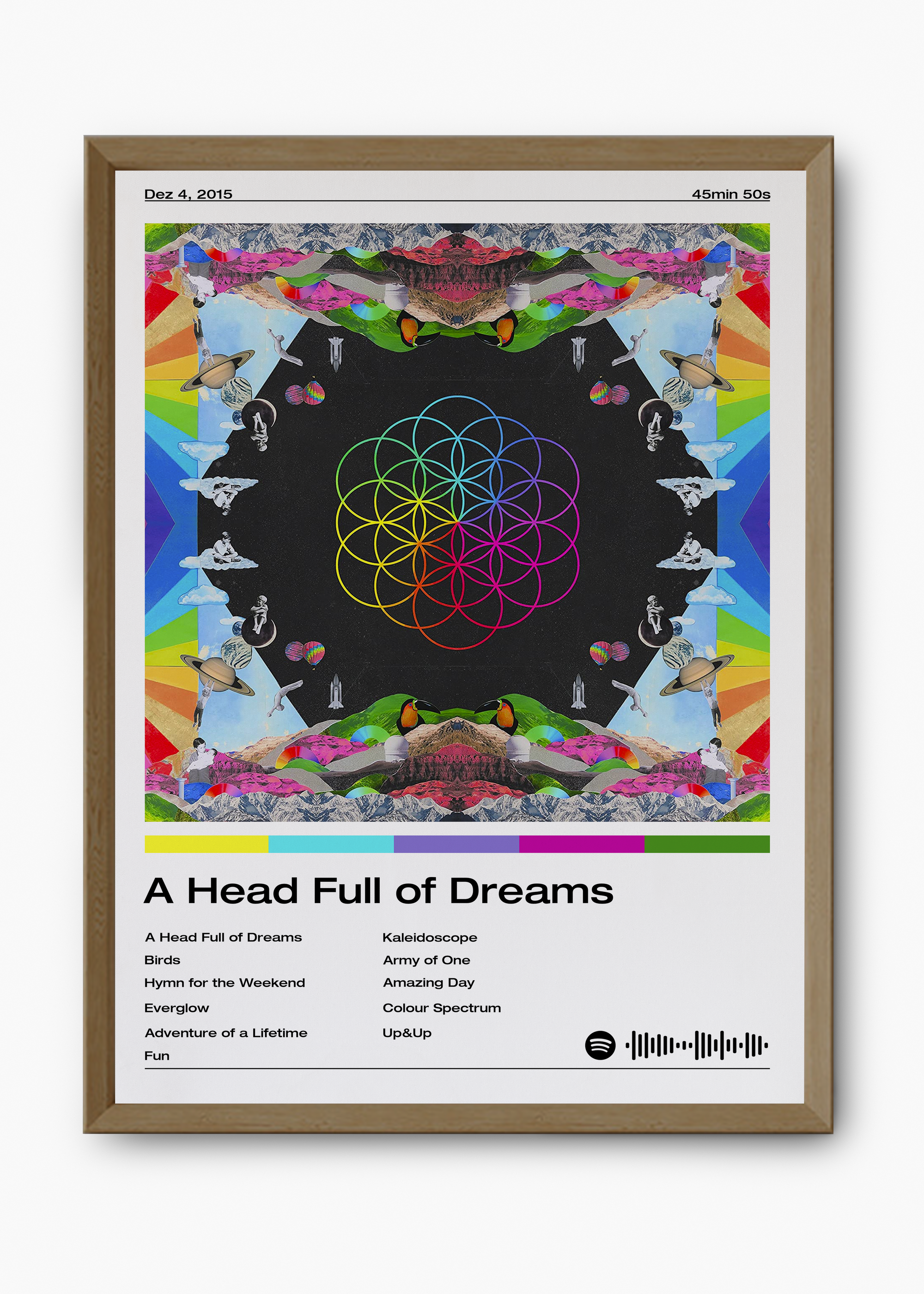 Quadro Coldplay A Head Full of Dreams - 9