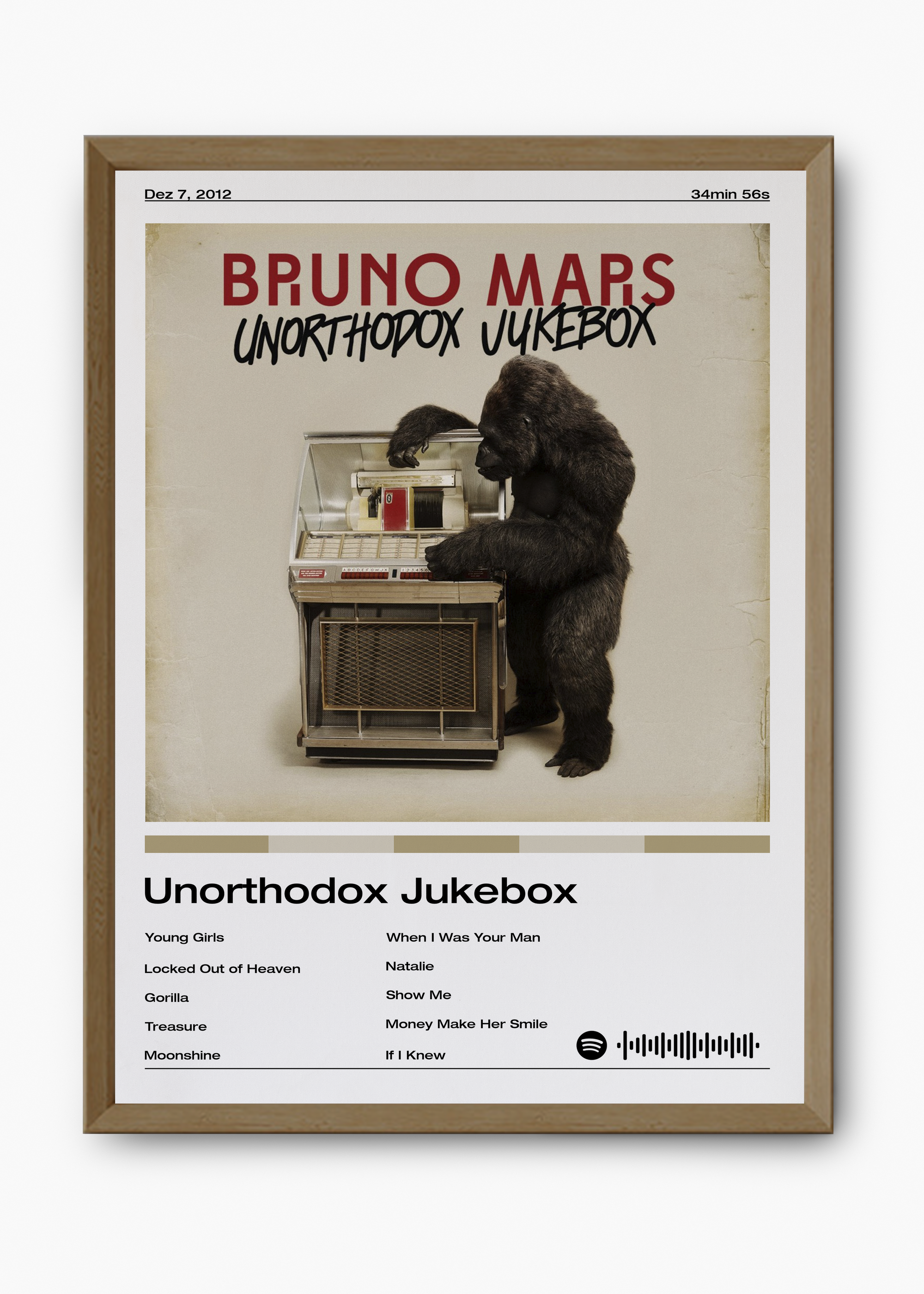 Quadro Bruno Mars Unorthodox Jukebox - 9