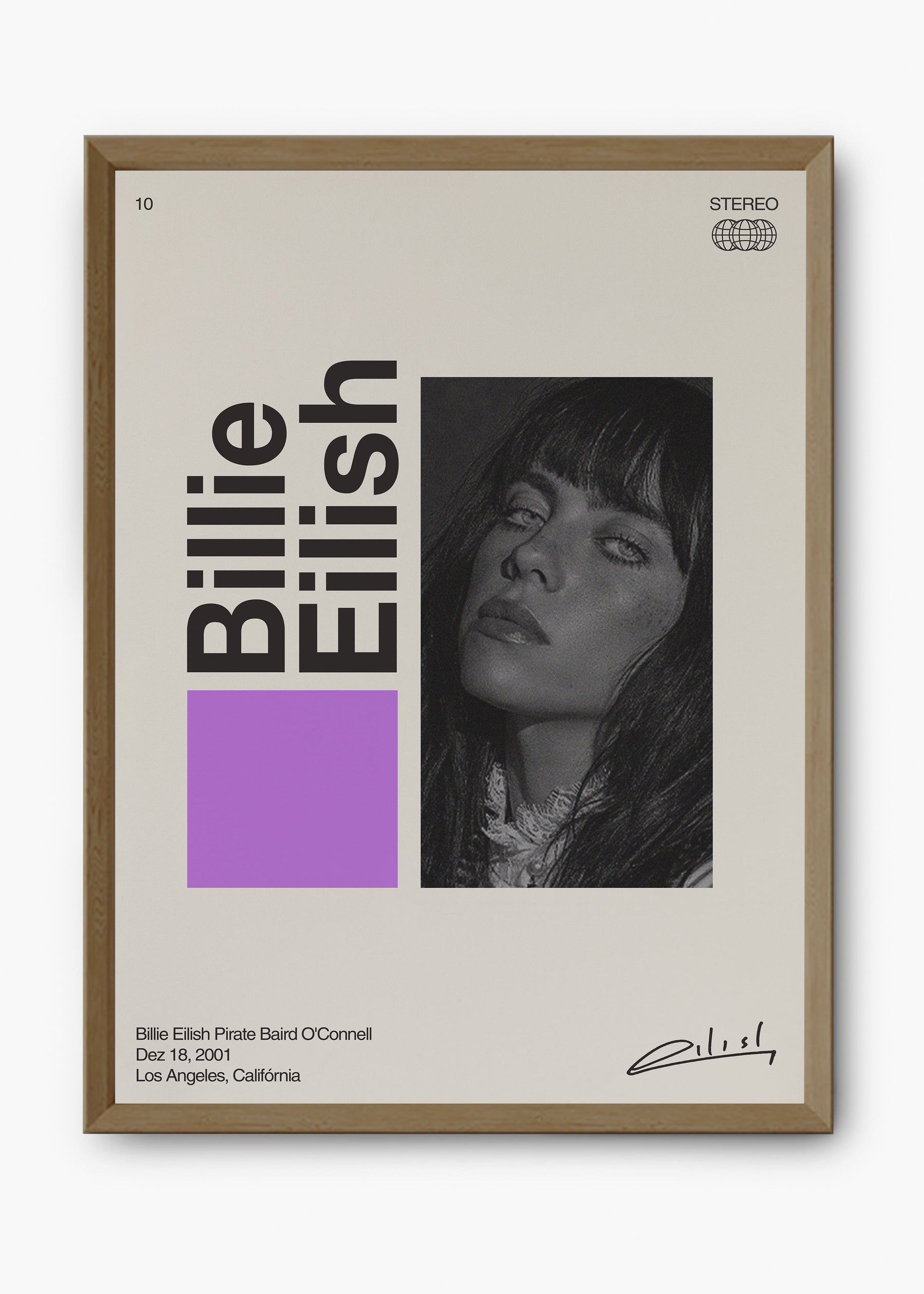Quadro Signature Billie Eilish