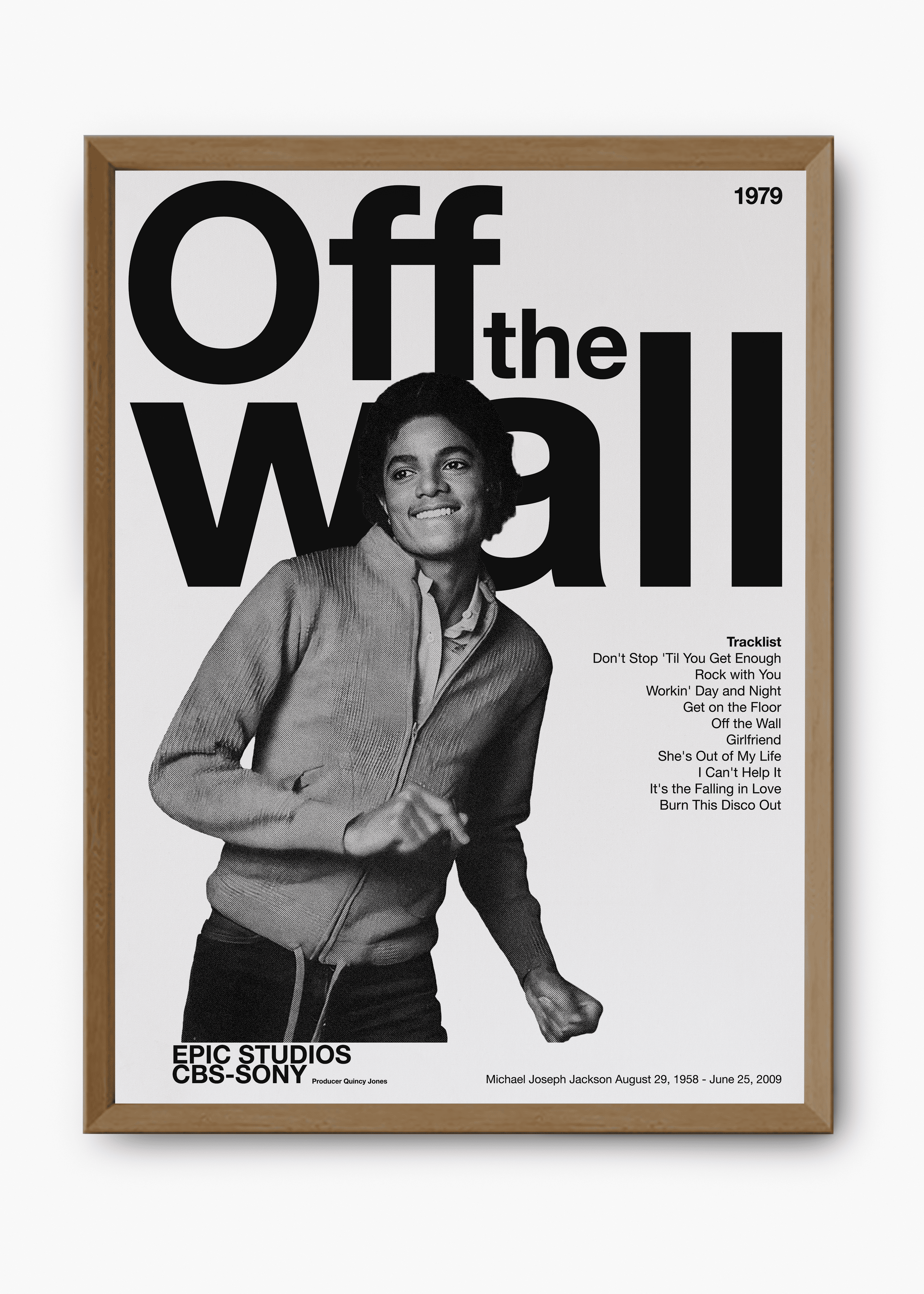 Quadro Michael Jackson Off The Wall