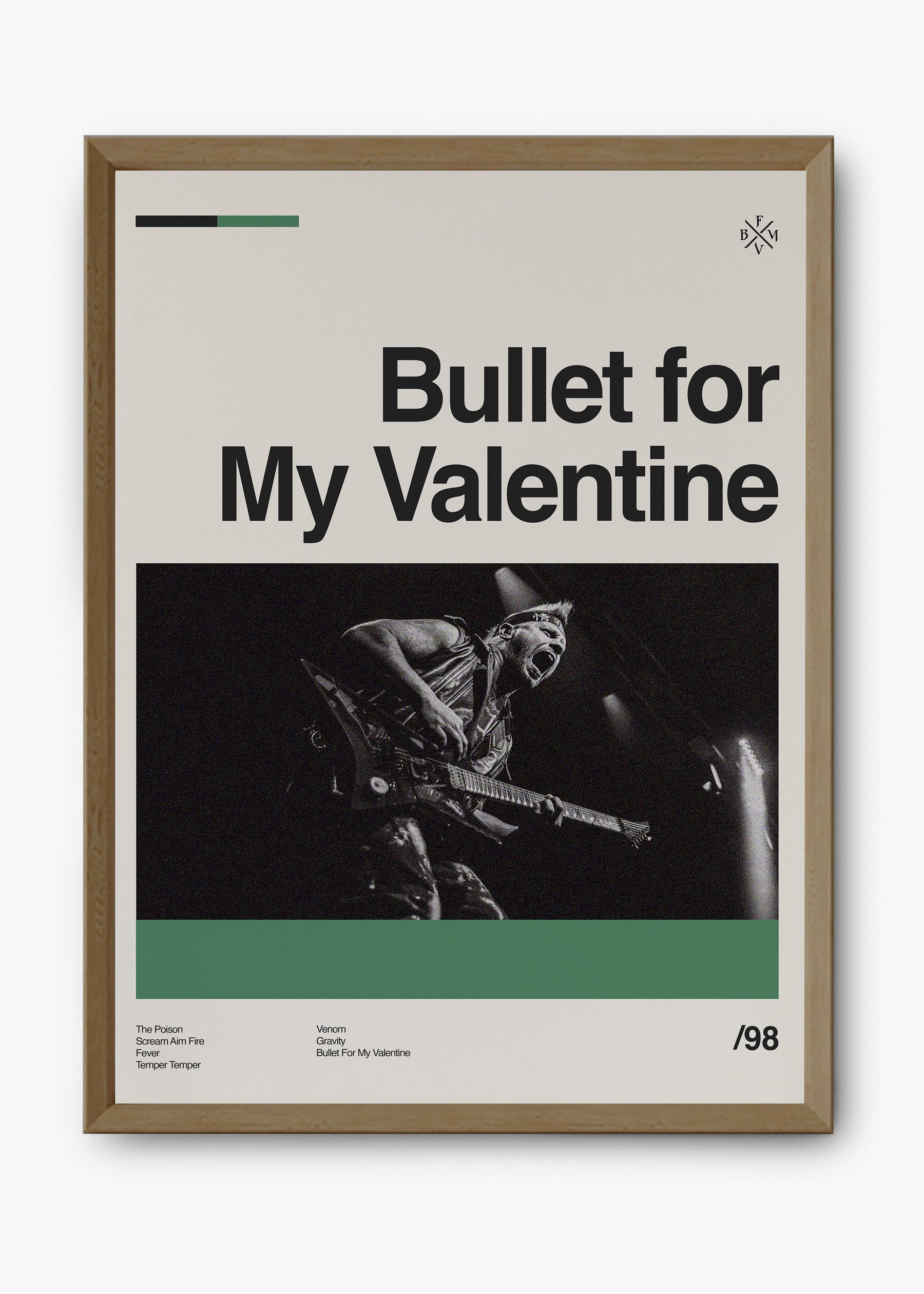 Quadro Bullet For My Valentine Banda