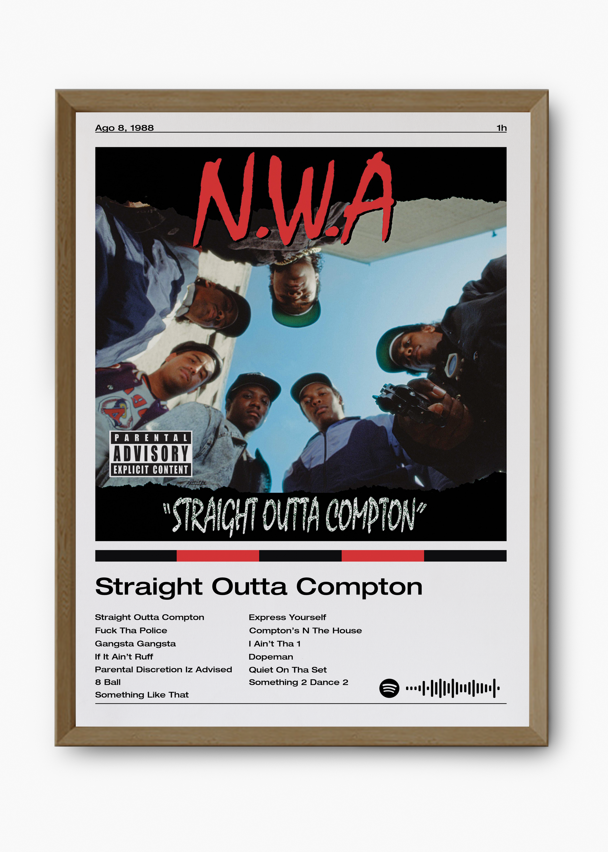 Quadro Nwa Straight Outta Compton - 9