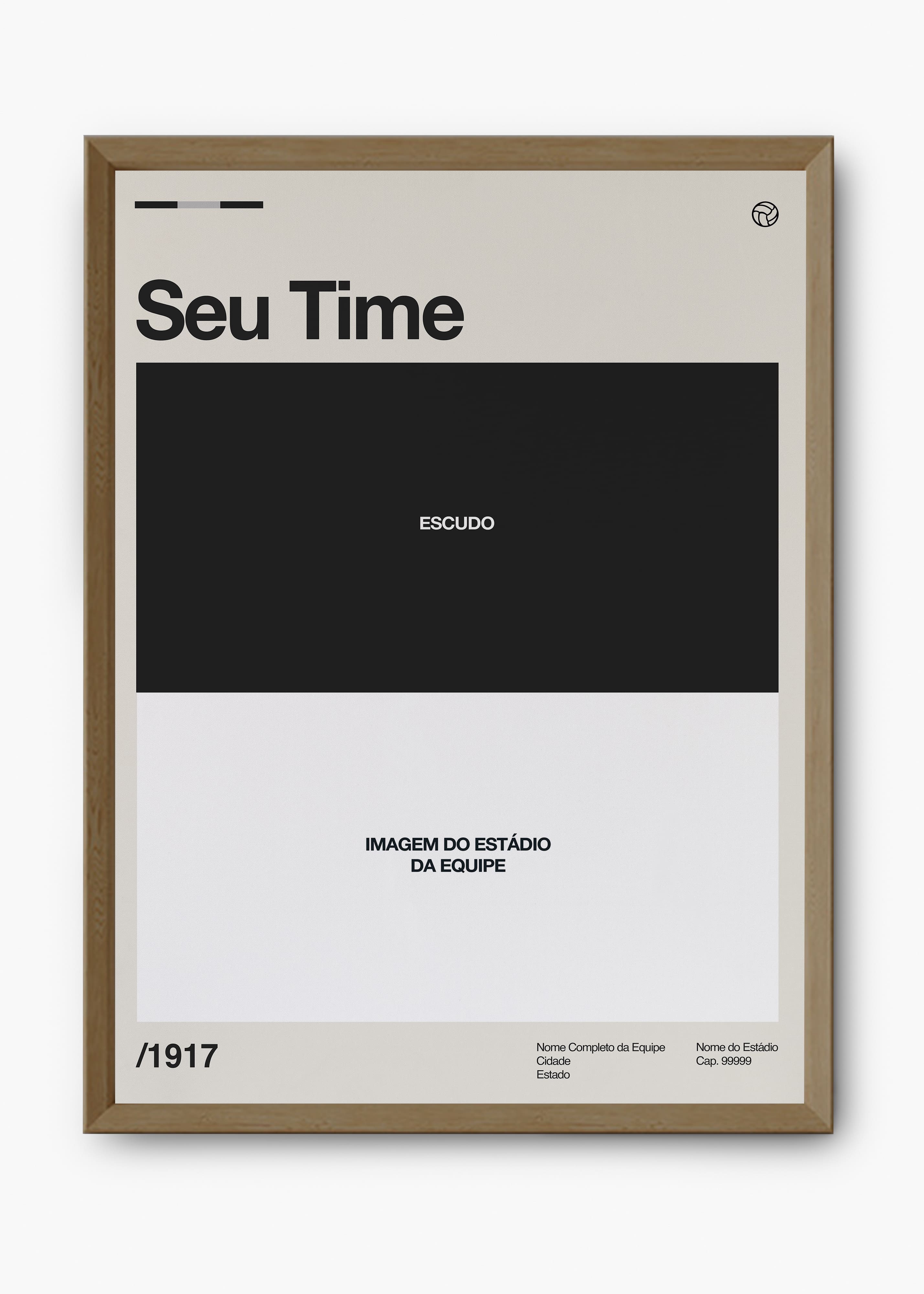 Quadro Personalizável - Times