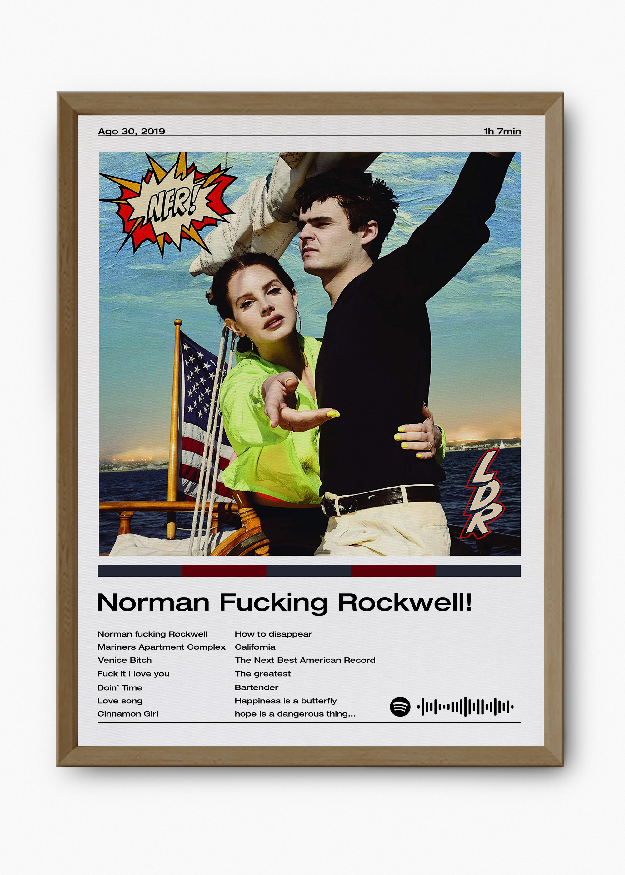 Quadro Lana Del Rey Norman Fucking Rockwell - 9