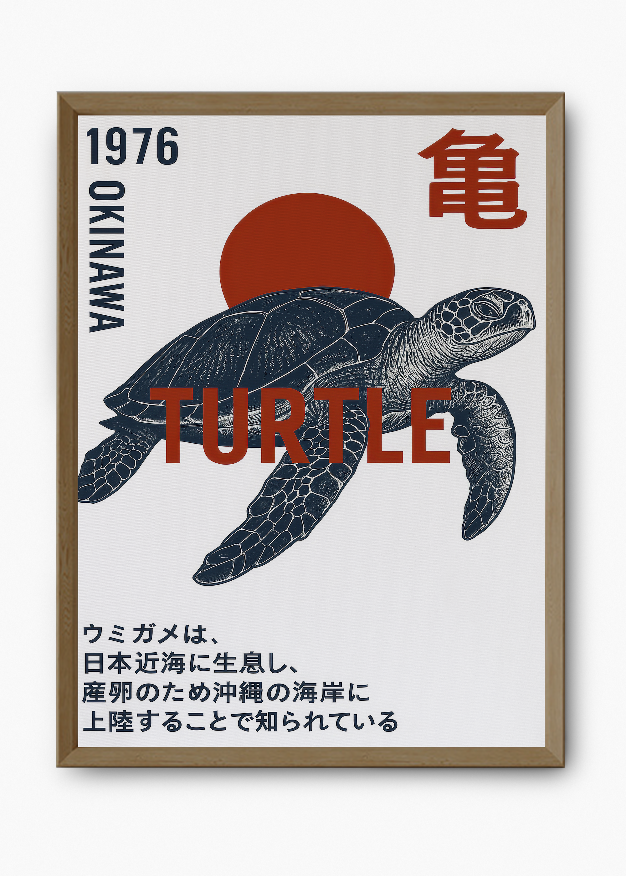 Quadro Japonês Turtle Okinawa - 9