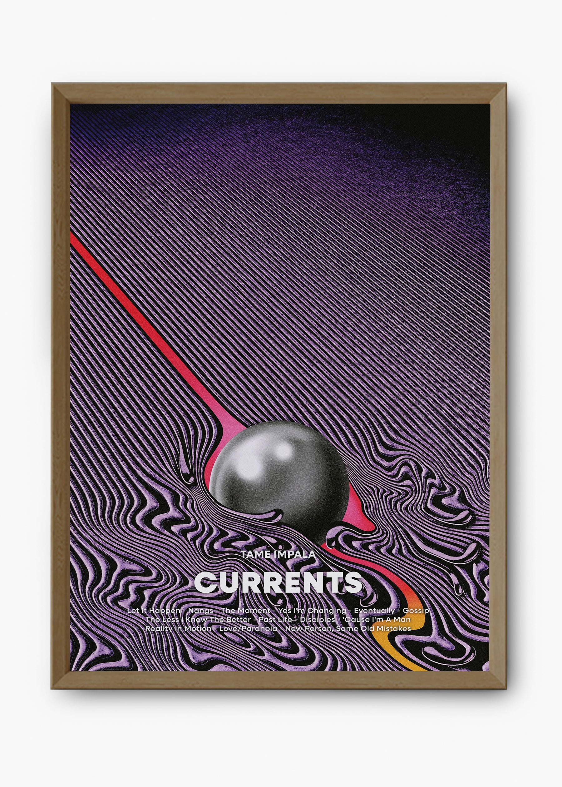 Quadro Tame Impala Currents Capa