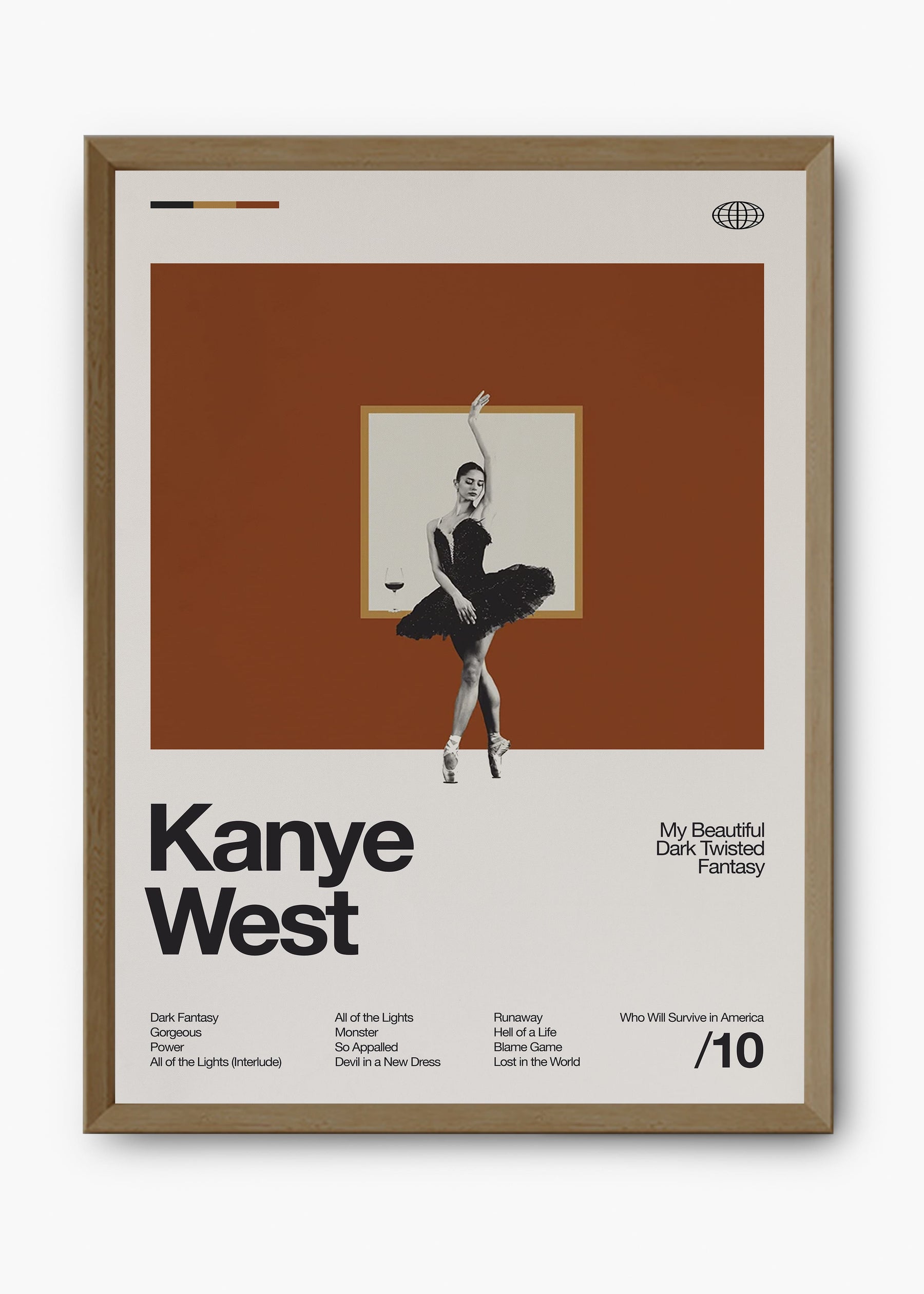 Quadro Kanye West My Beautiful Dark