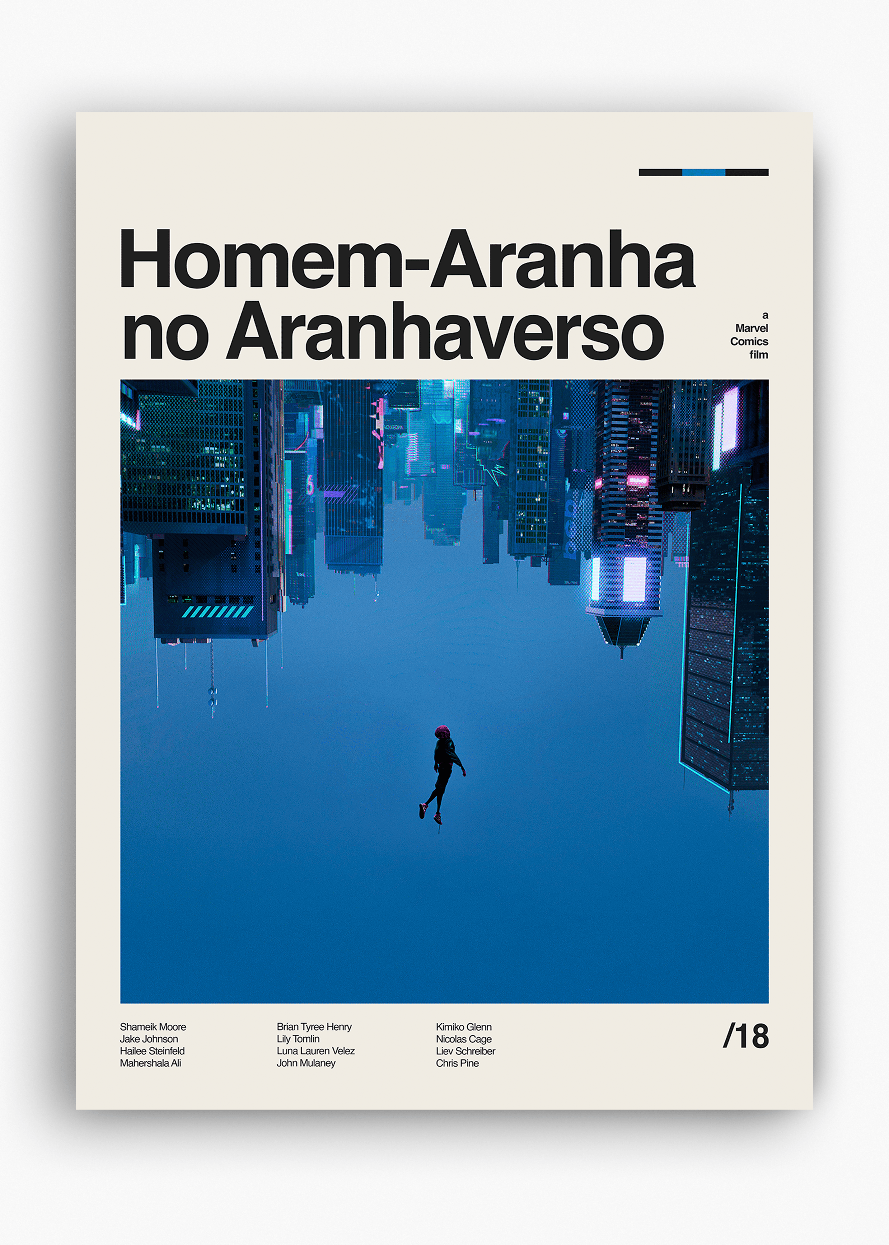 Quadro decorativo Homem-Aranha no Aranhaverso — arte de cinema para parede | Cübe Quadros