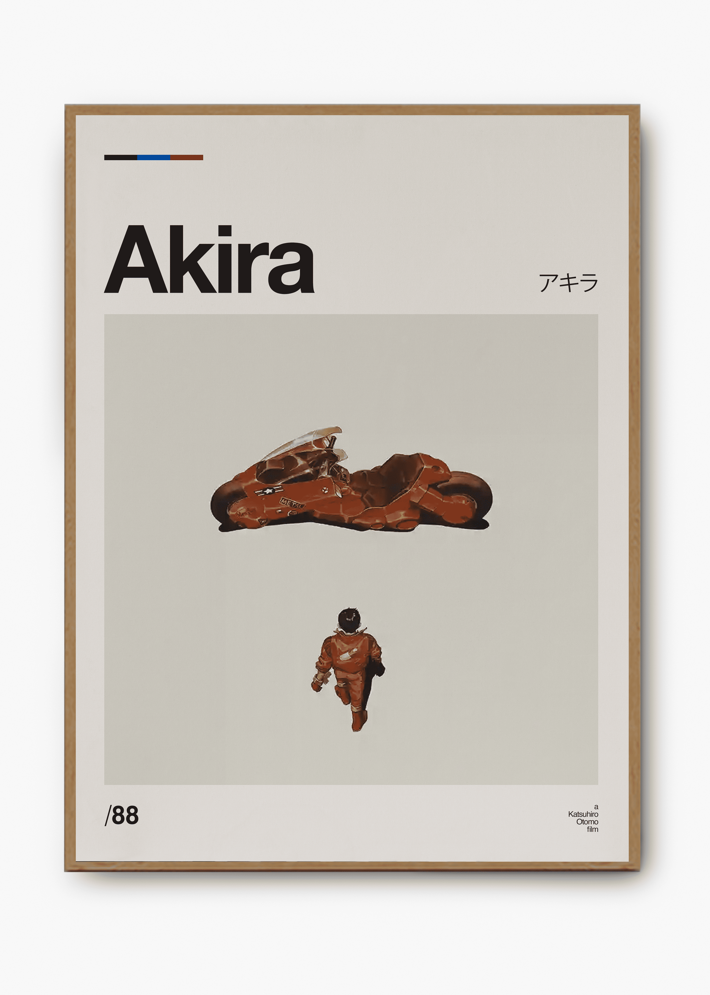 Quadro decorativo Akira — arte de anime e mangá para parede | Cübe Quadros