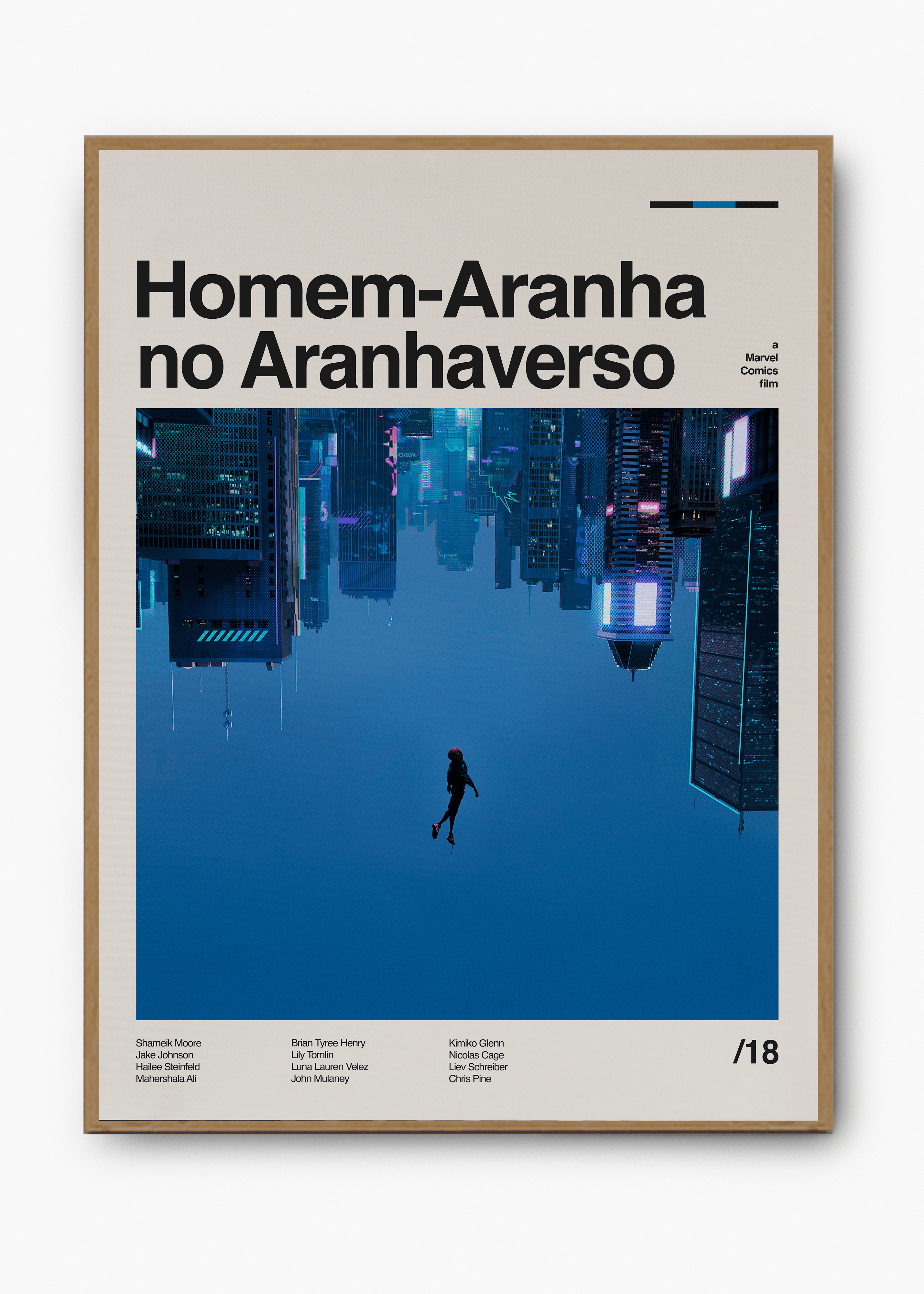 Quadro decorativo Homem-Aranha no Aranhaverso — arte de cinema para parede | Cübe Quadros