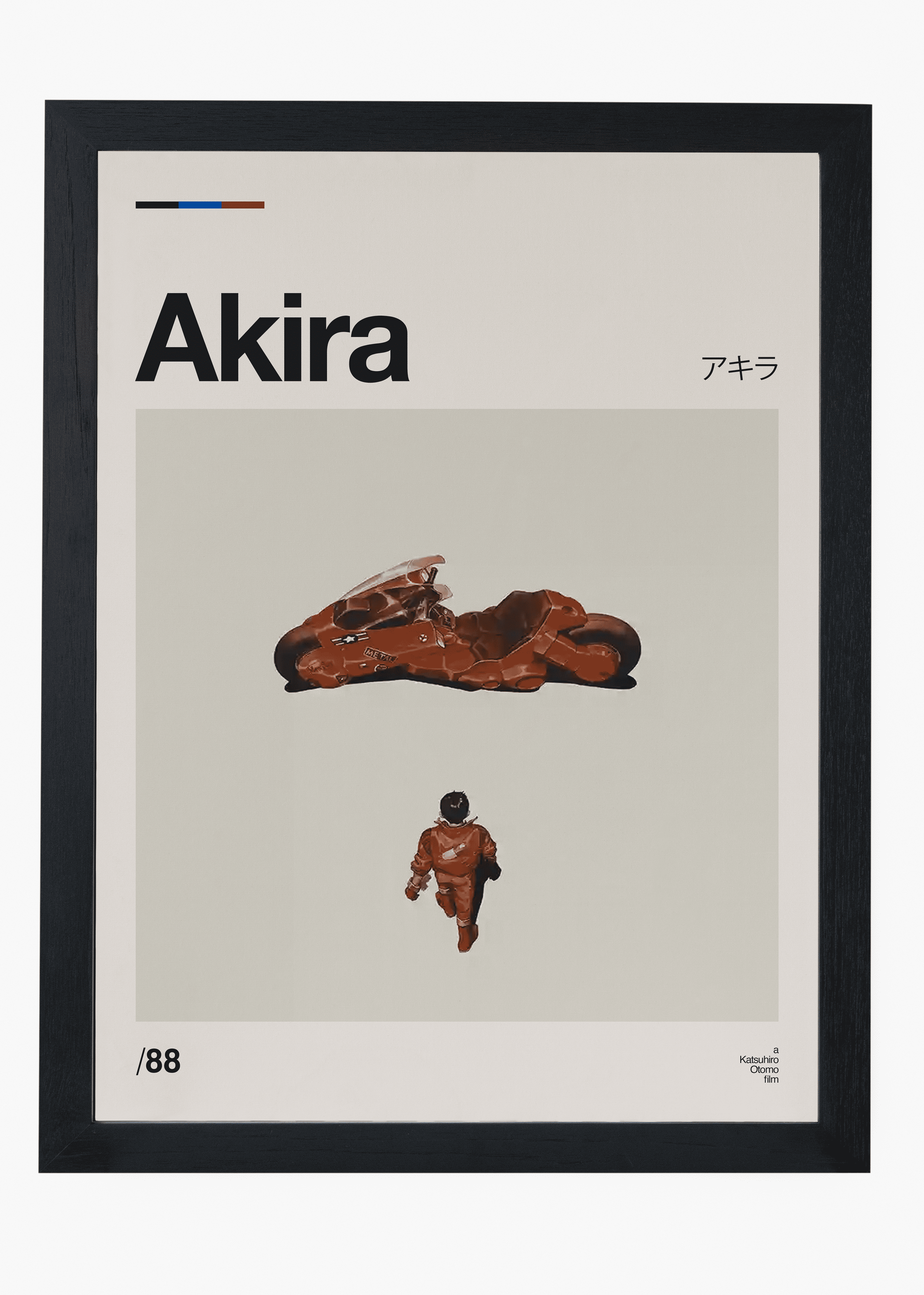 Quadro decorativo Akira — arte de anime e mangá para parede | Cübe Quadros