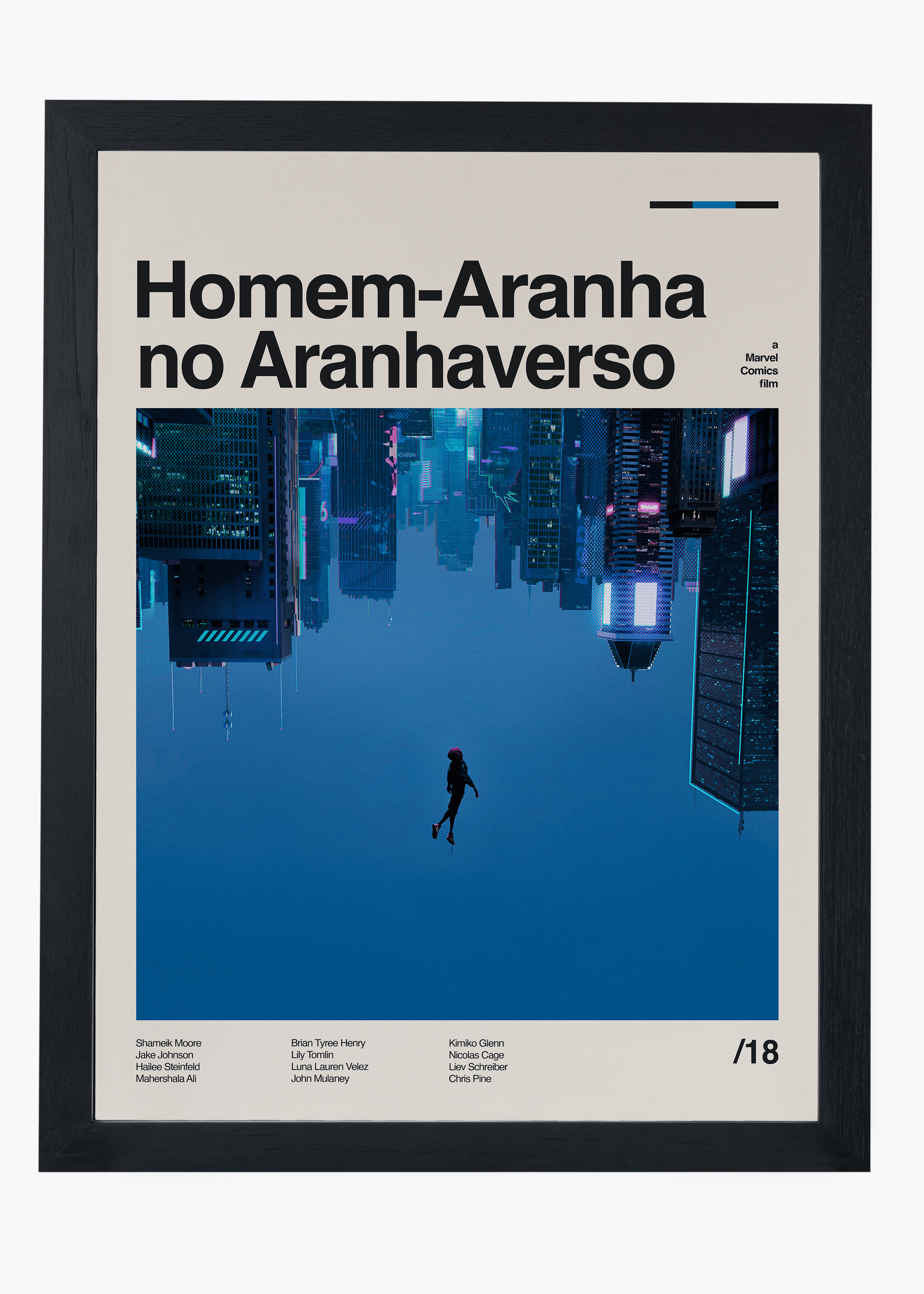 Quadro decorativo Homem-Aranha no Aranhaverso — arte de cinema para parede | Cübe Quadros