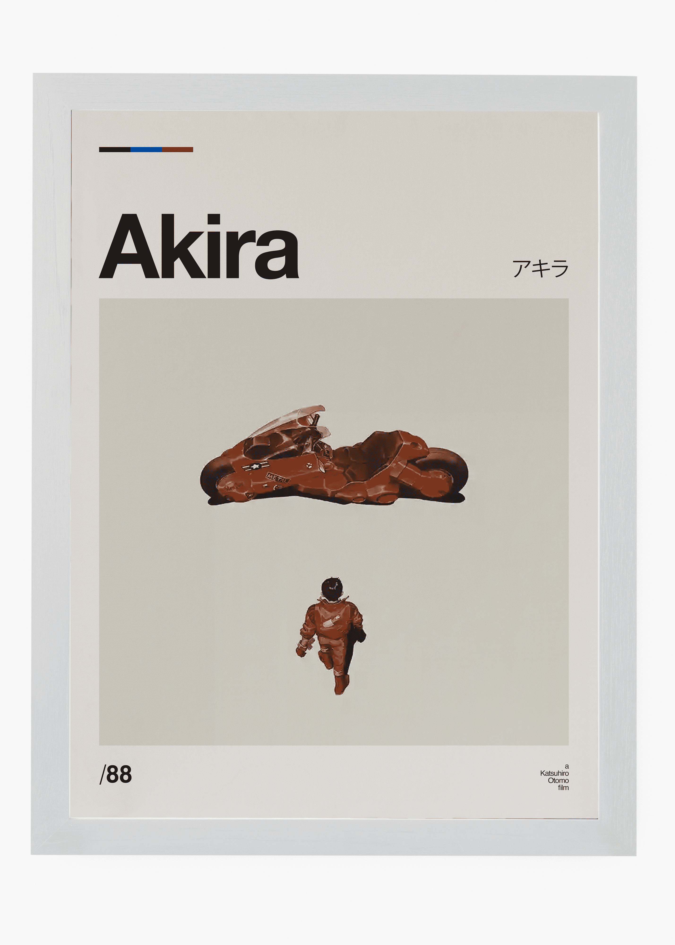 Quadro decorativo Akira — arte de anime e mangá para parede | Cübe Quadros