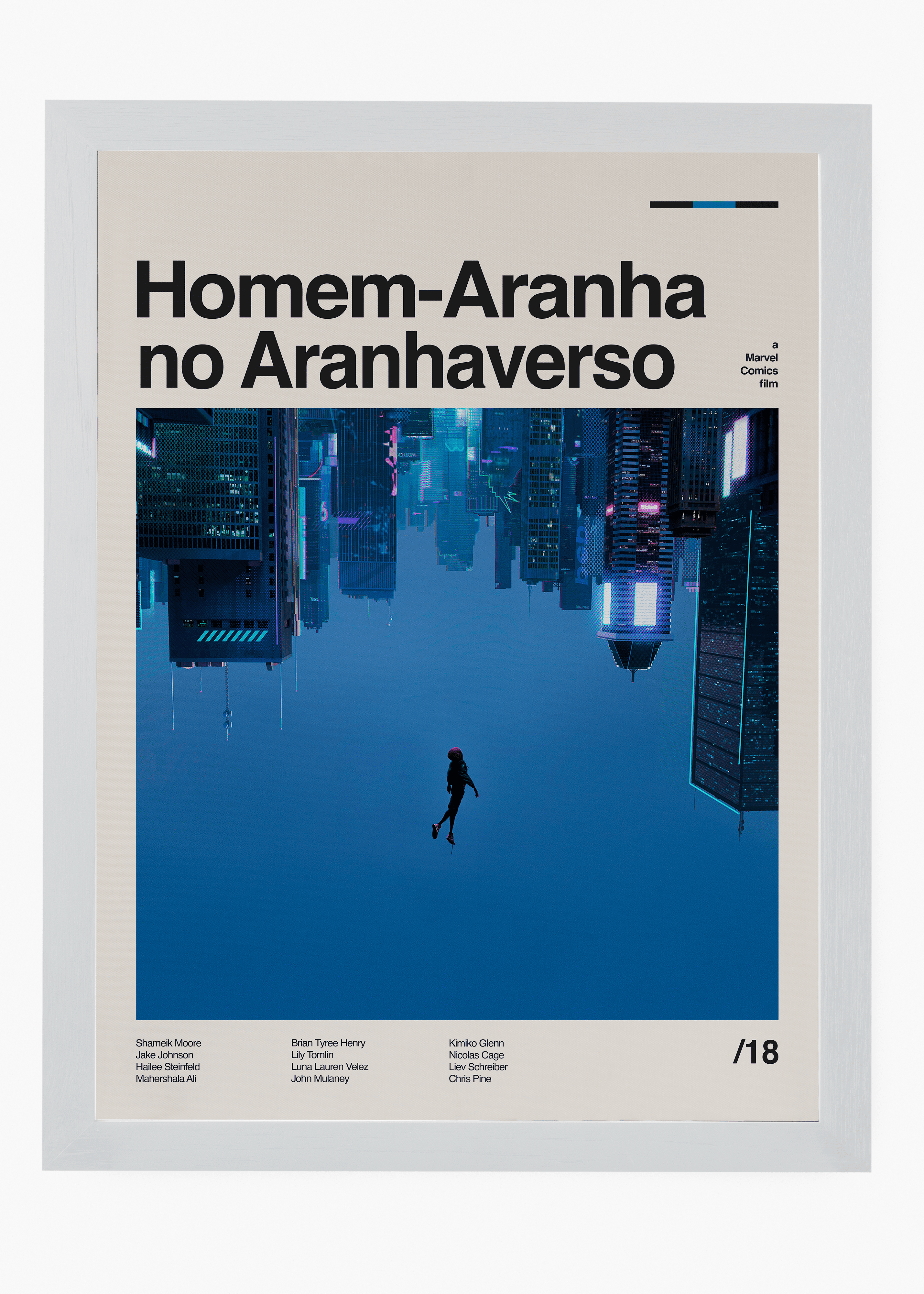 Quadro decorativo Homem-Aranha no Aranhaverso — arte de cinema para parede | Cübe Quadros