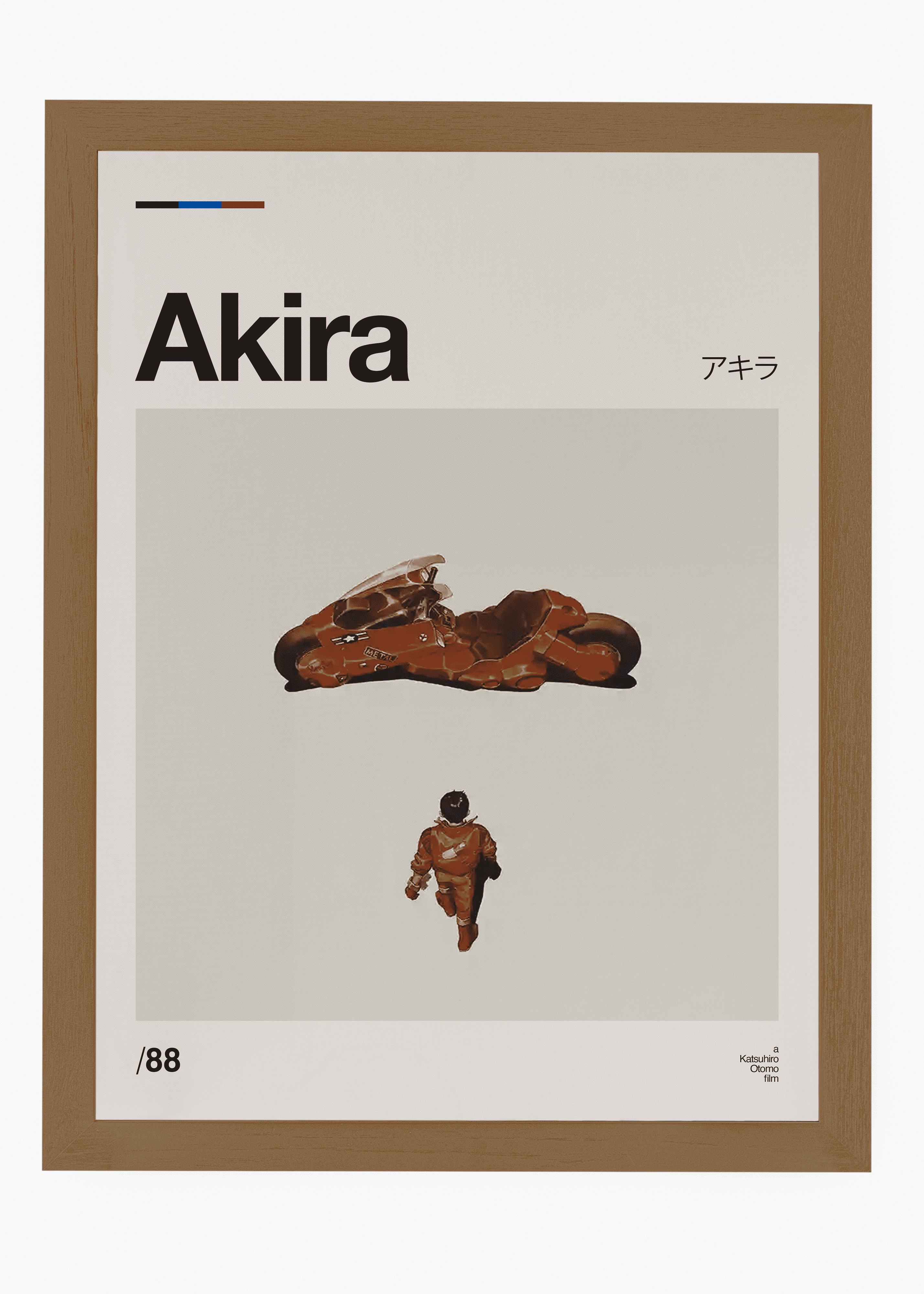 Quadro decorativo Akira — arte de anime e mangá para parede | Cübe Quadros