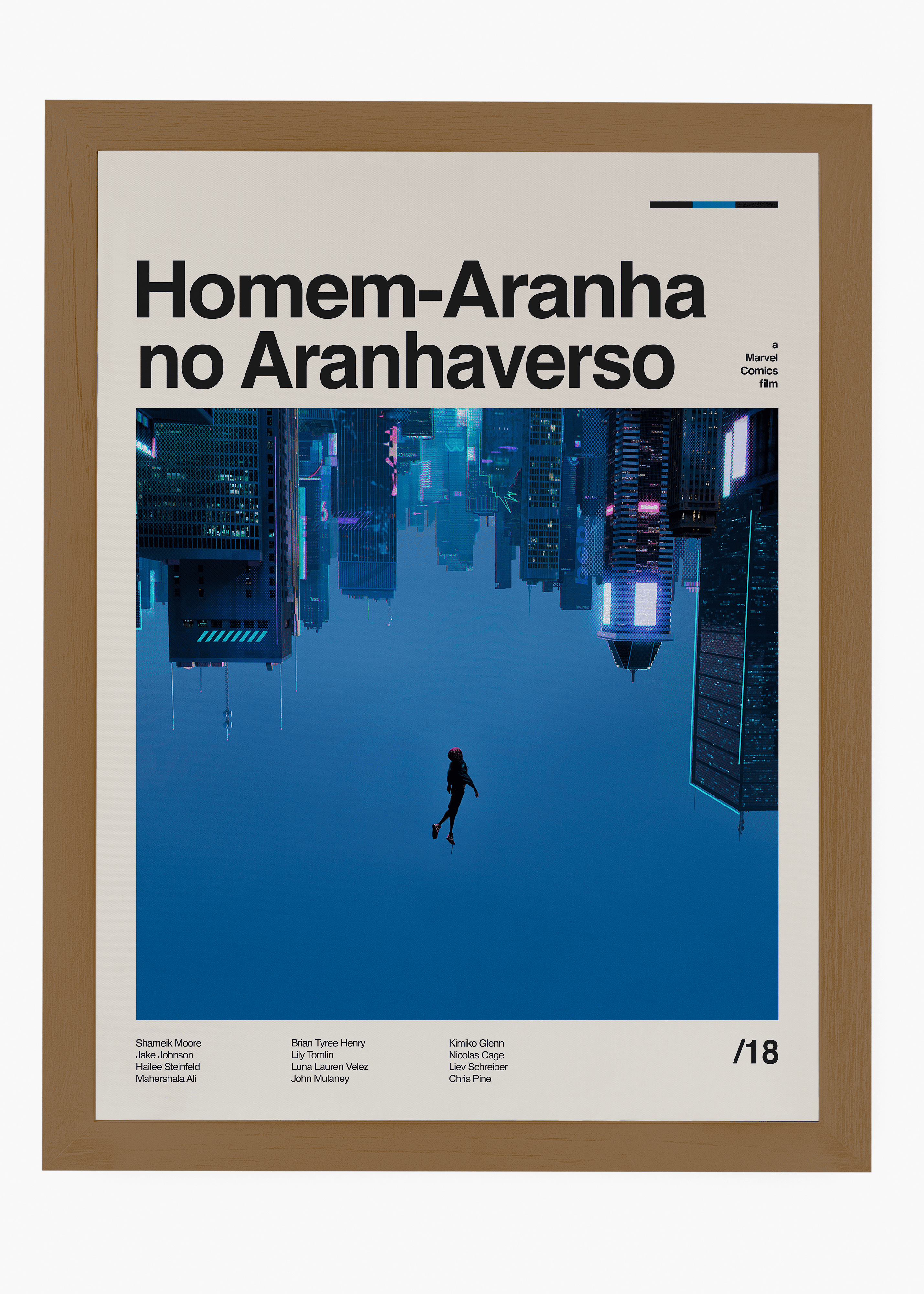 Quadro decorativo Homem-Aranha no Aranhaverso — arte de cinema para parede | Cübe Quadros