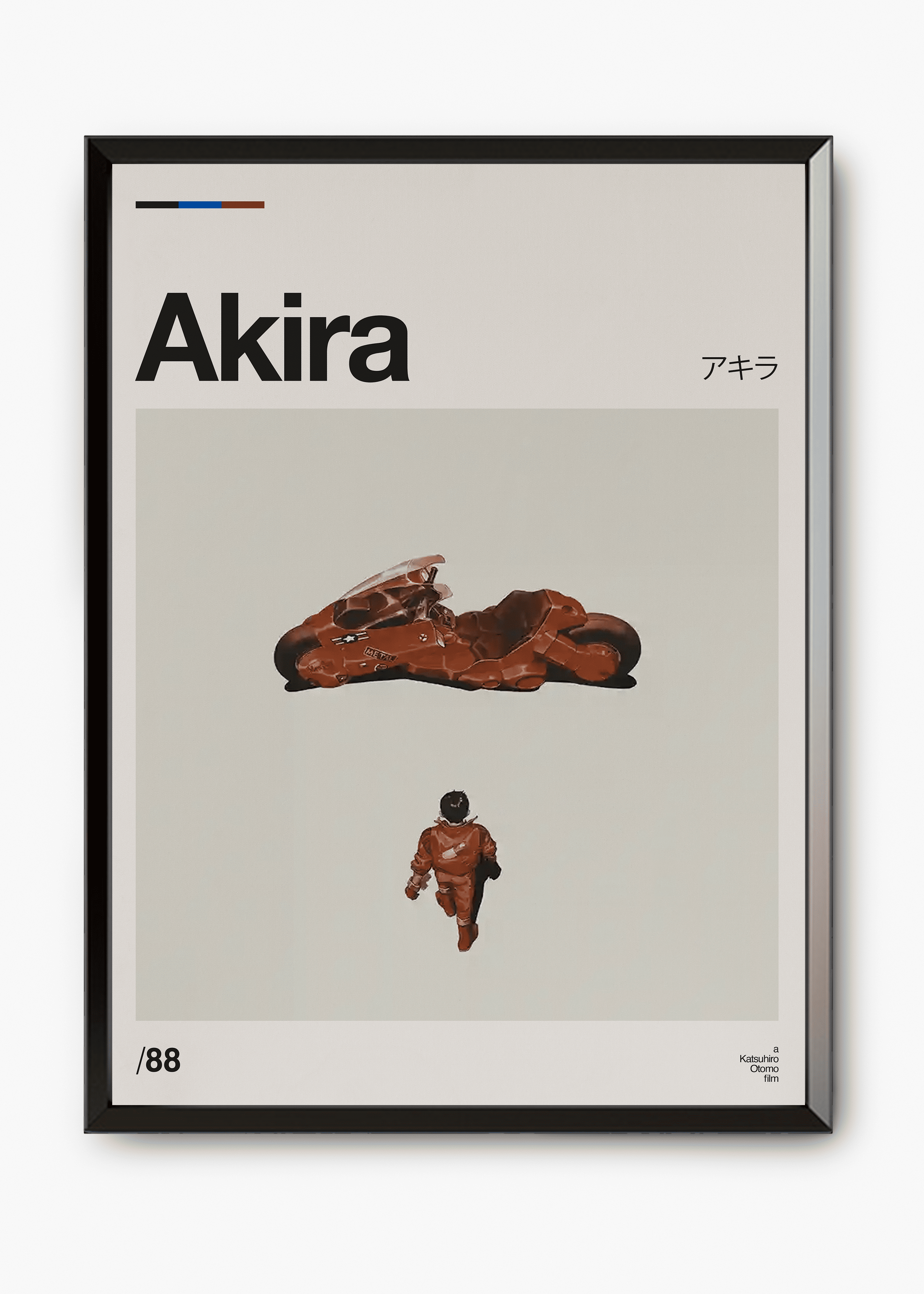 Quadro decorativo Akira — arte de anime e mangá para parede | Cübe Quadros