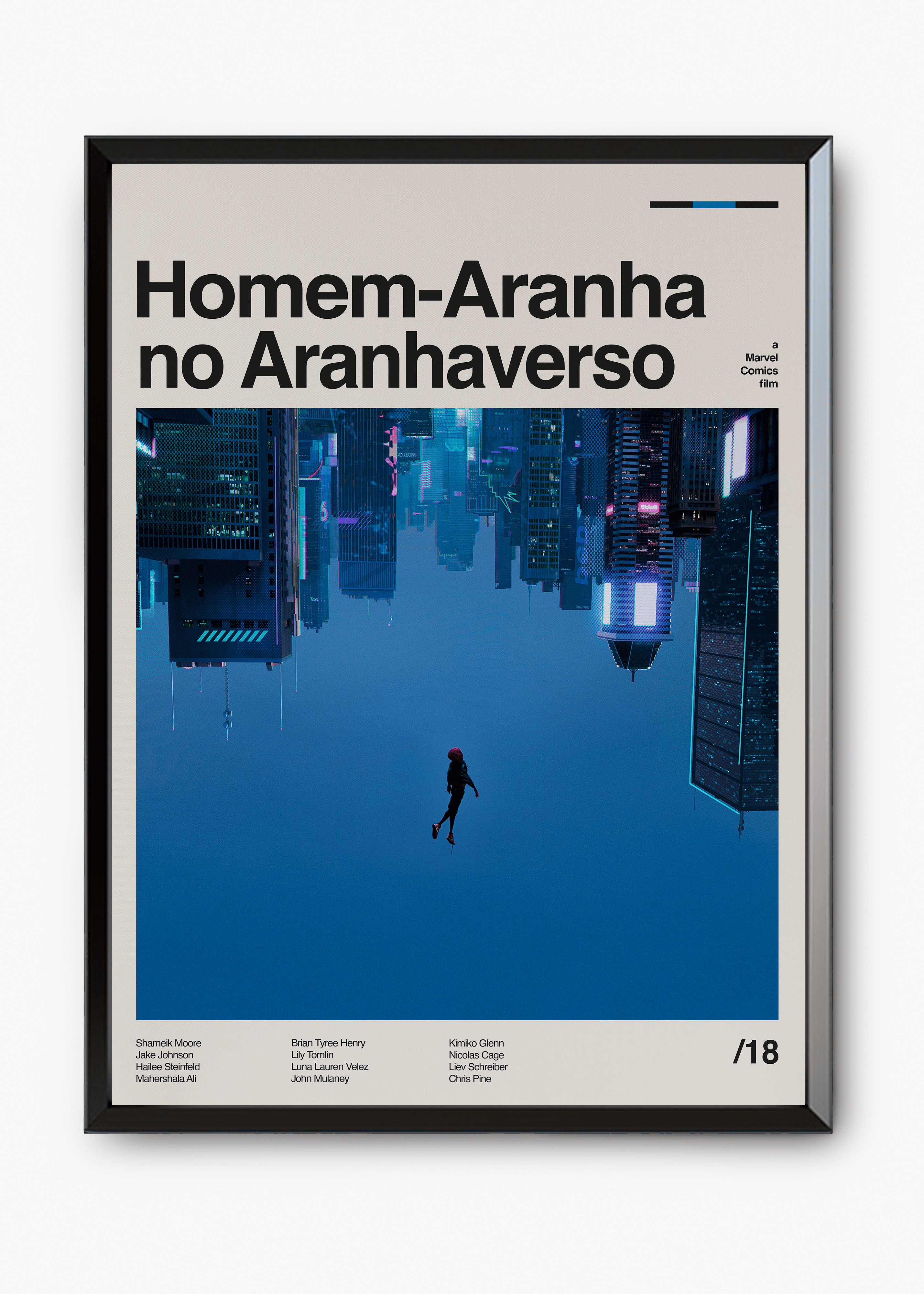 Quadro decorativo Homem-Aranha no Aranhaverso — arte de cinema para parede | Cübe Quadros