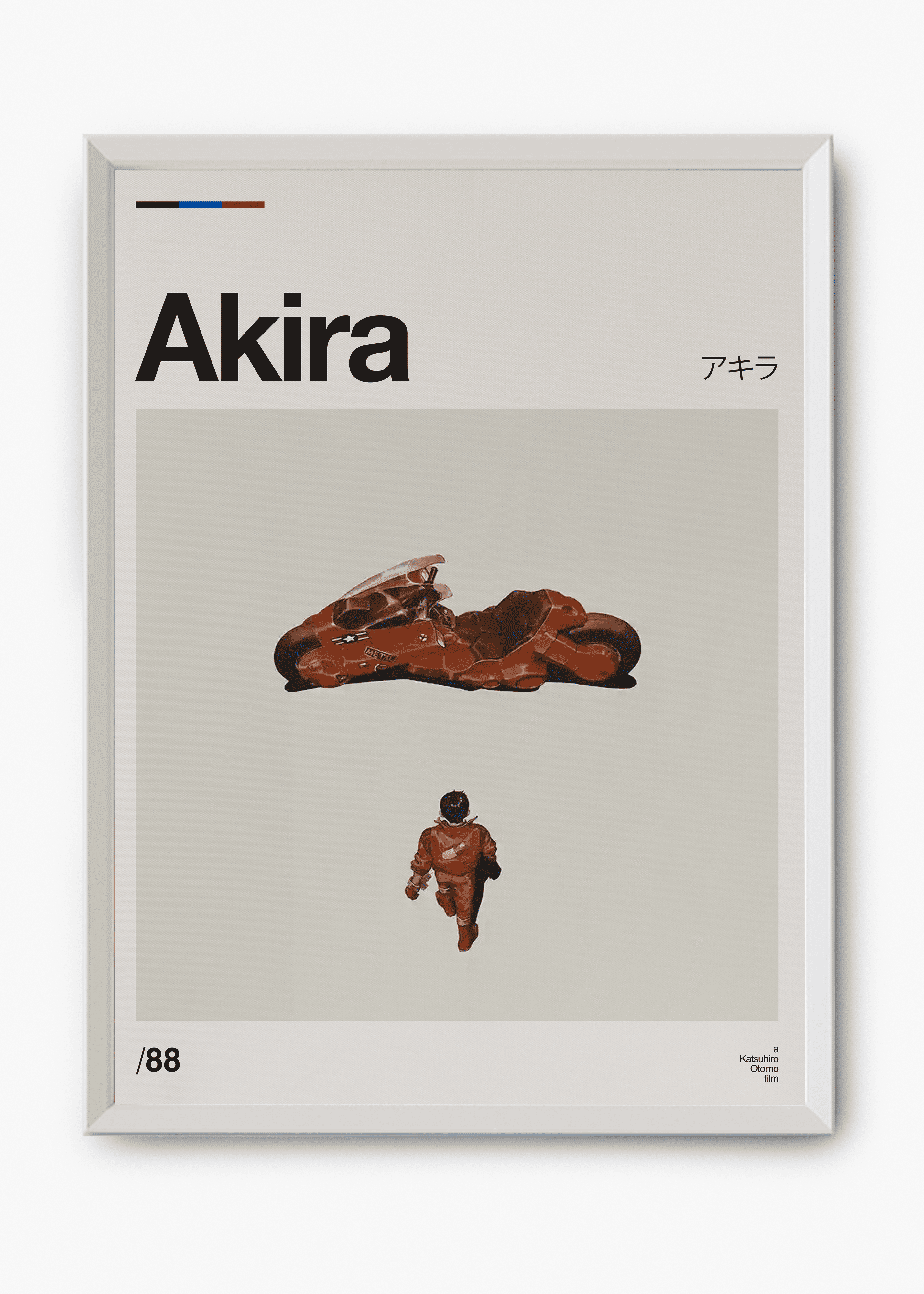 Quadro decorativo Akira — arte de anime e mangá para parede | Cübe Quadros