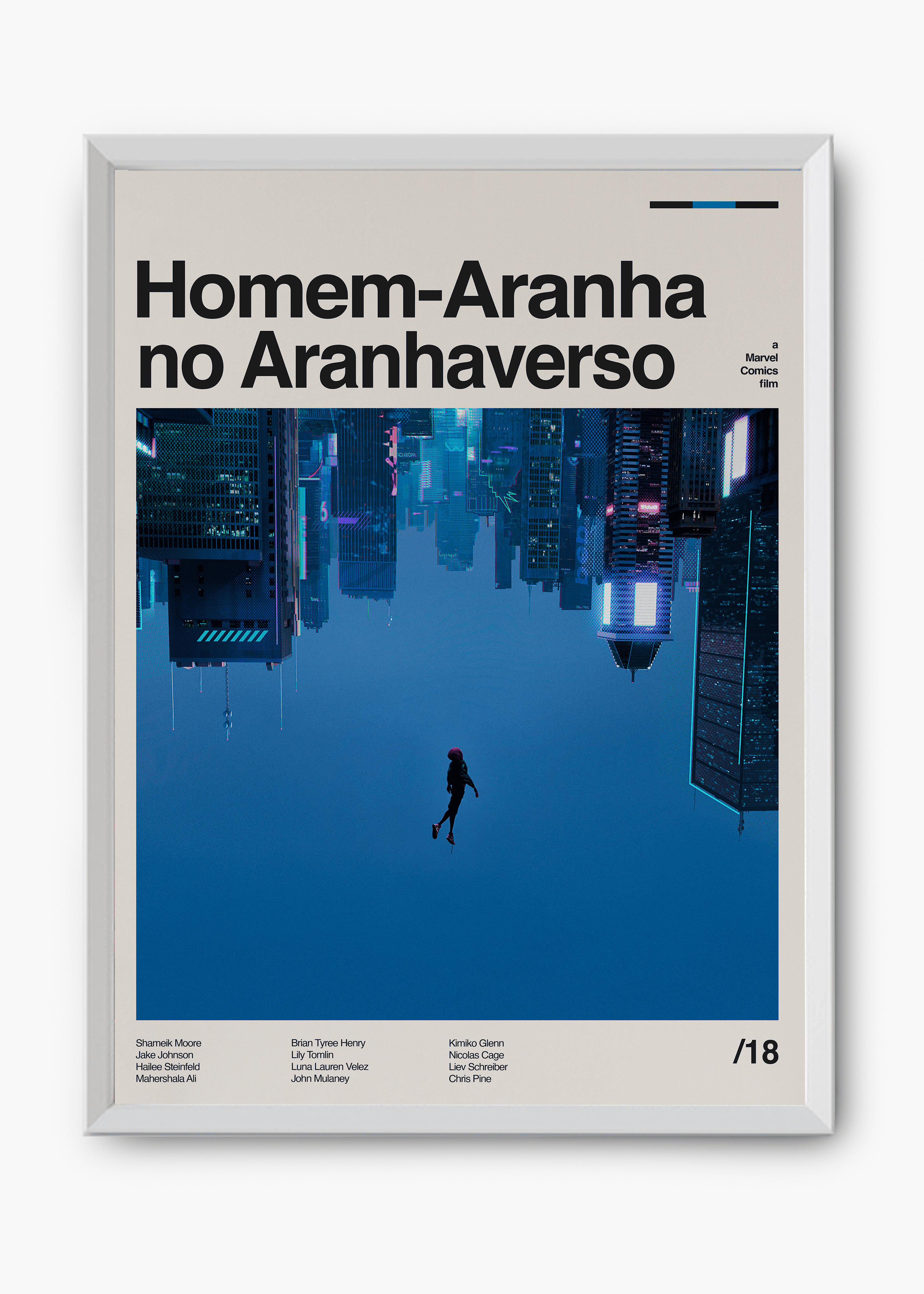 Quadro decorativo Homem-Aranha no Aranhaverso — arte de cinema para parede | Cübe Quadros