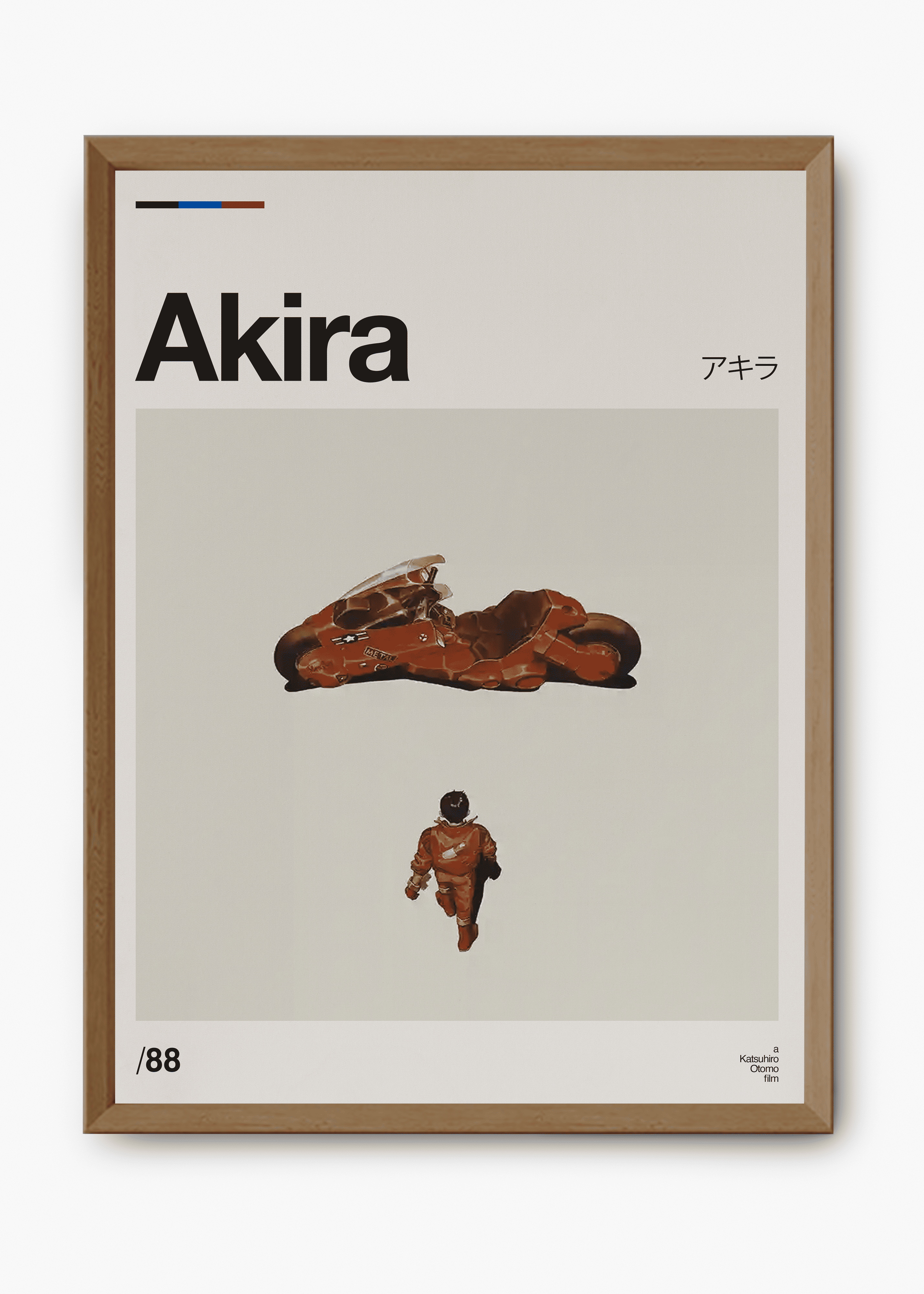 Quadro decorativo Akira — arte de anime e mangá para parede | Cübe Quadros