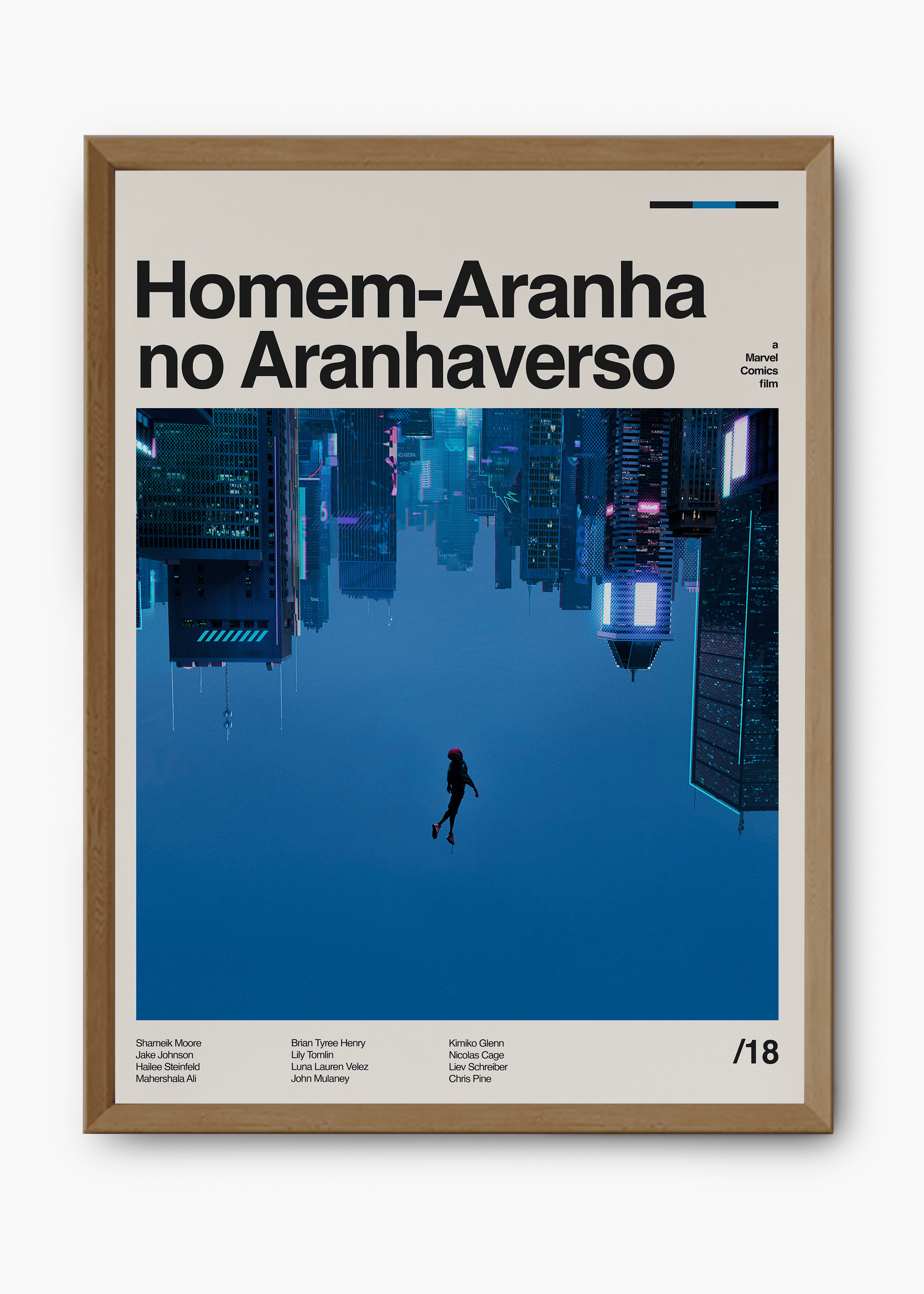Quadro decorativo Homem-Aranha no Aranhaverso — arte de cinema para parede | Cübe Quadros