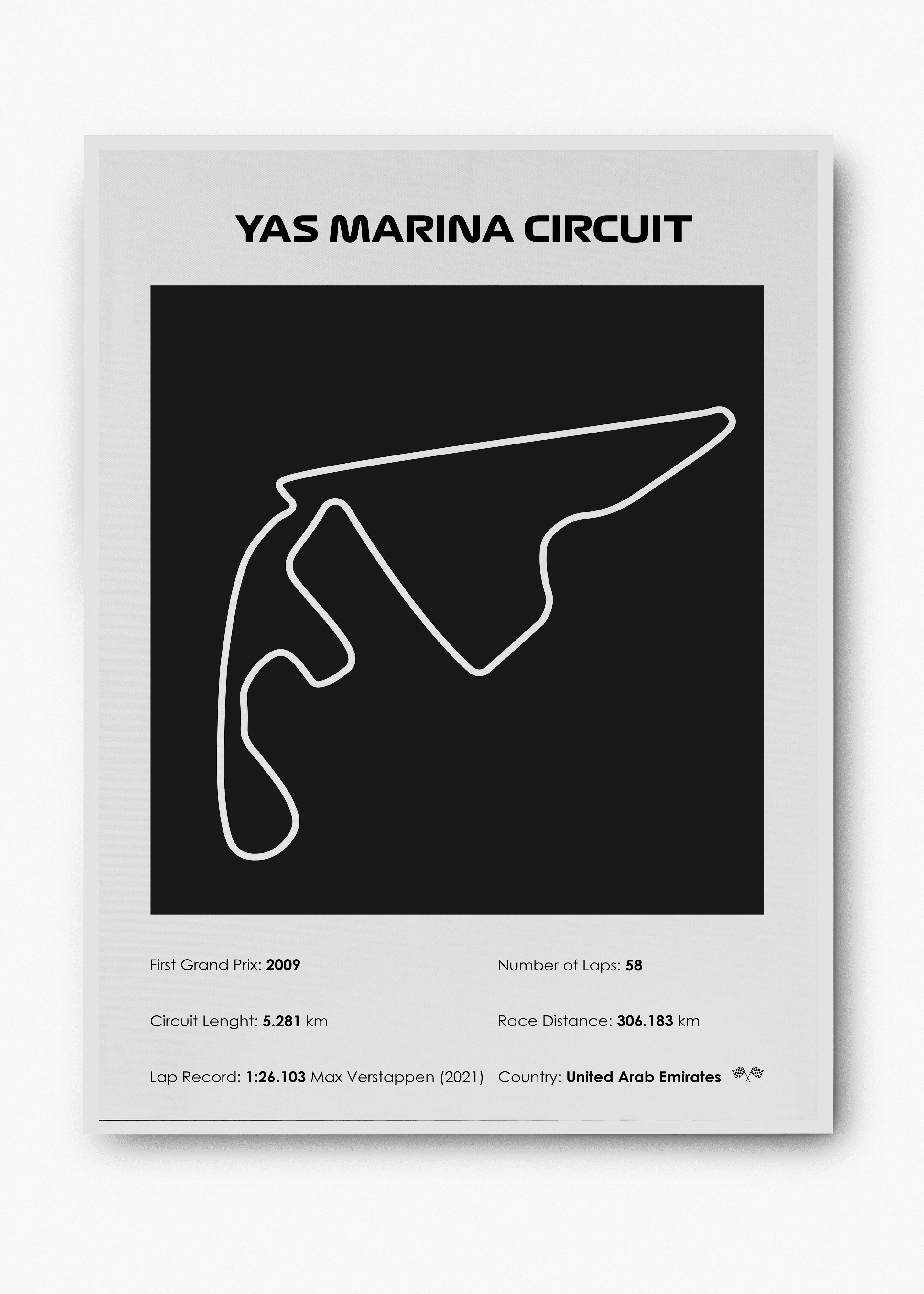 Quadro Abu Dabhi Black