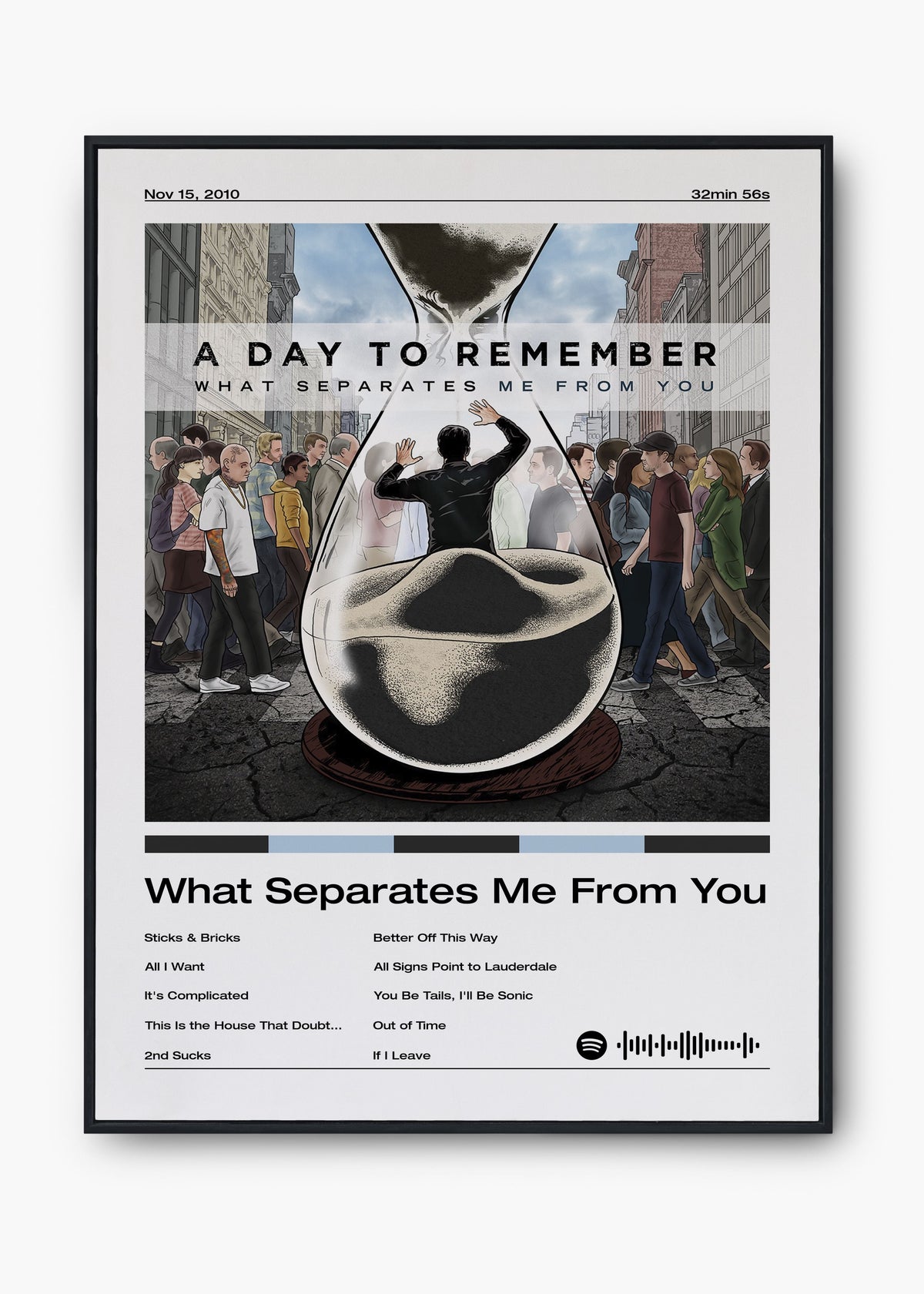 Quadro A Day to Remember What Separates Me from You