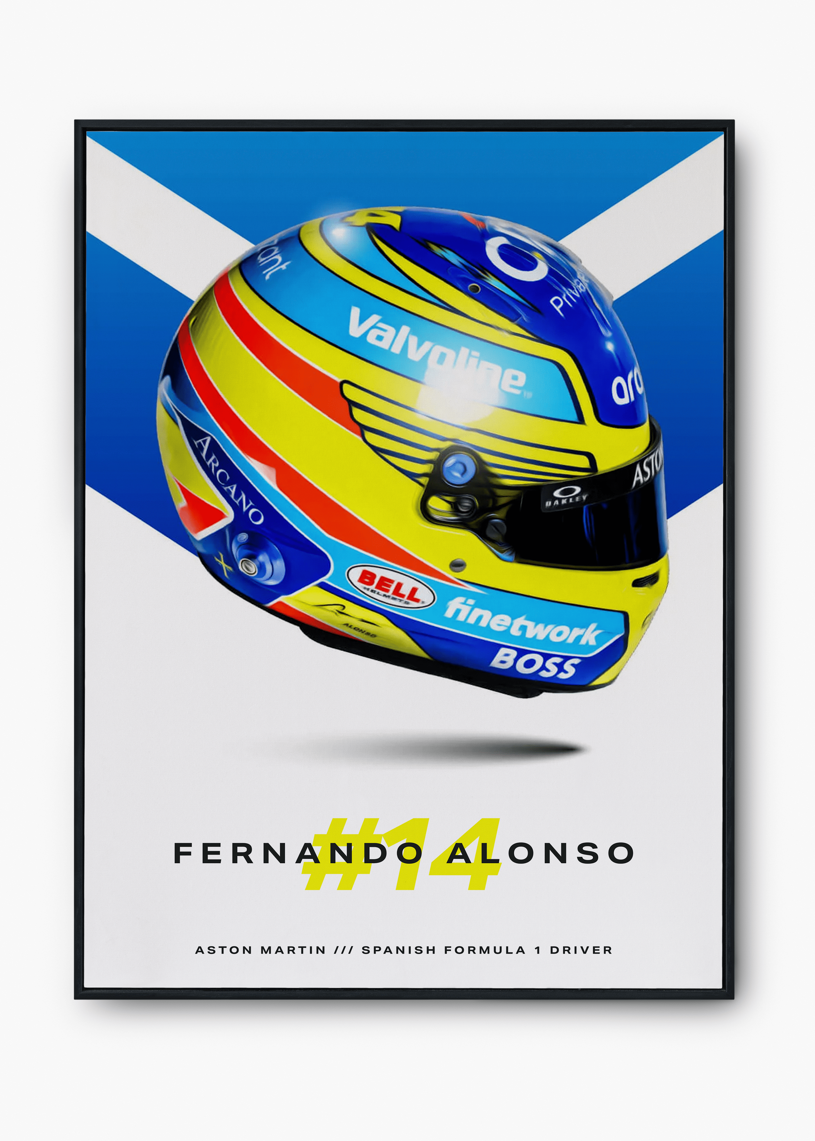 Quadro Fernando Alonso 2024