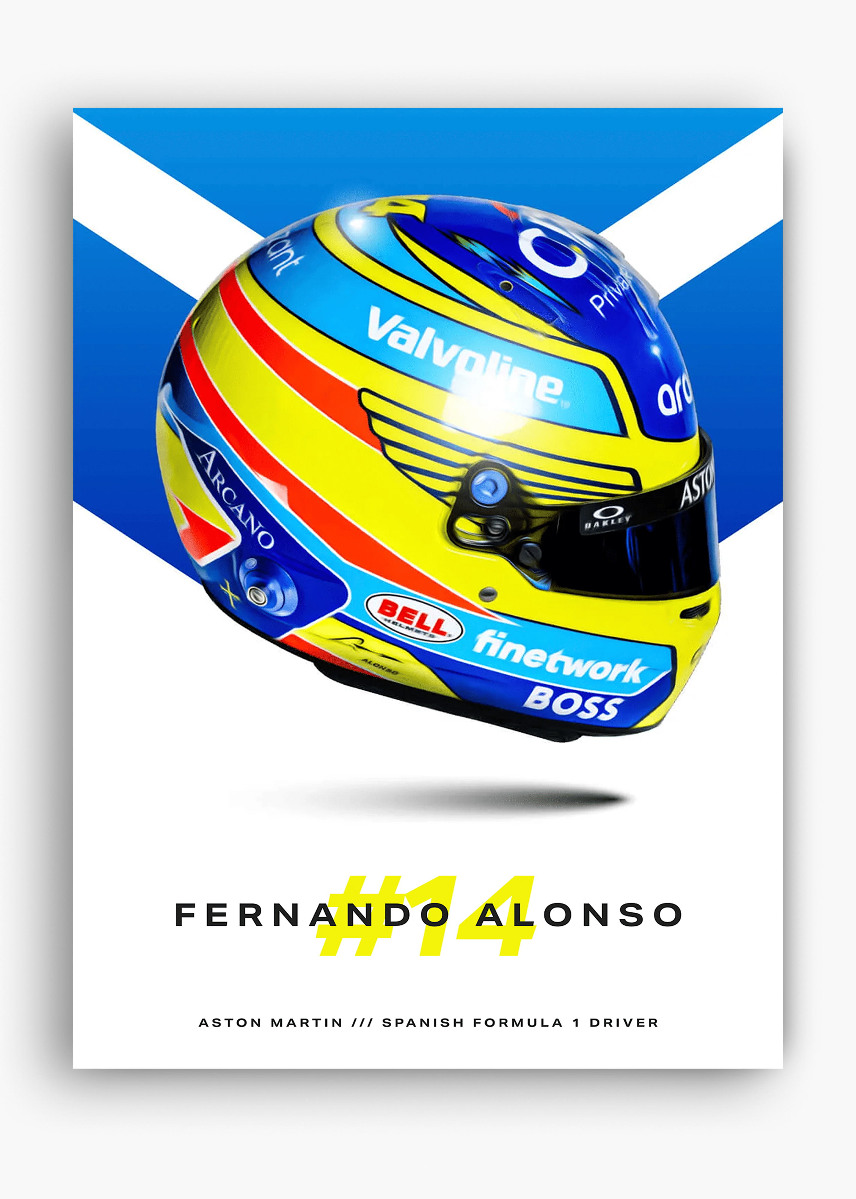 Quadro Fernando Alonso 2024