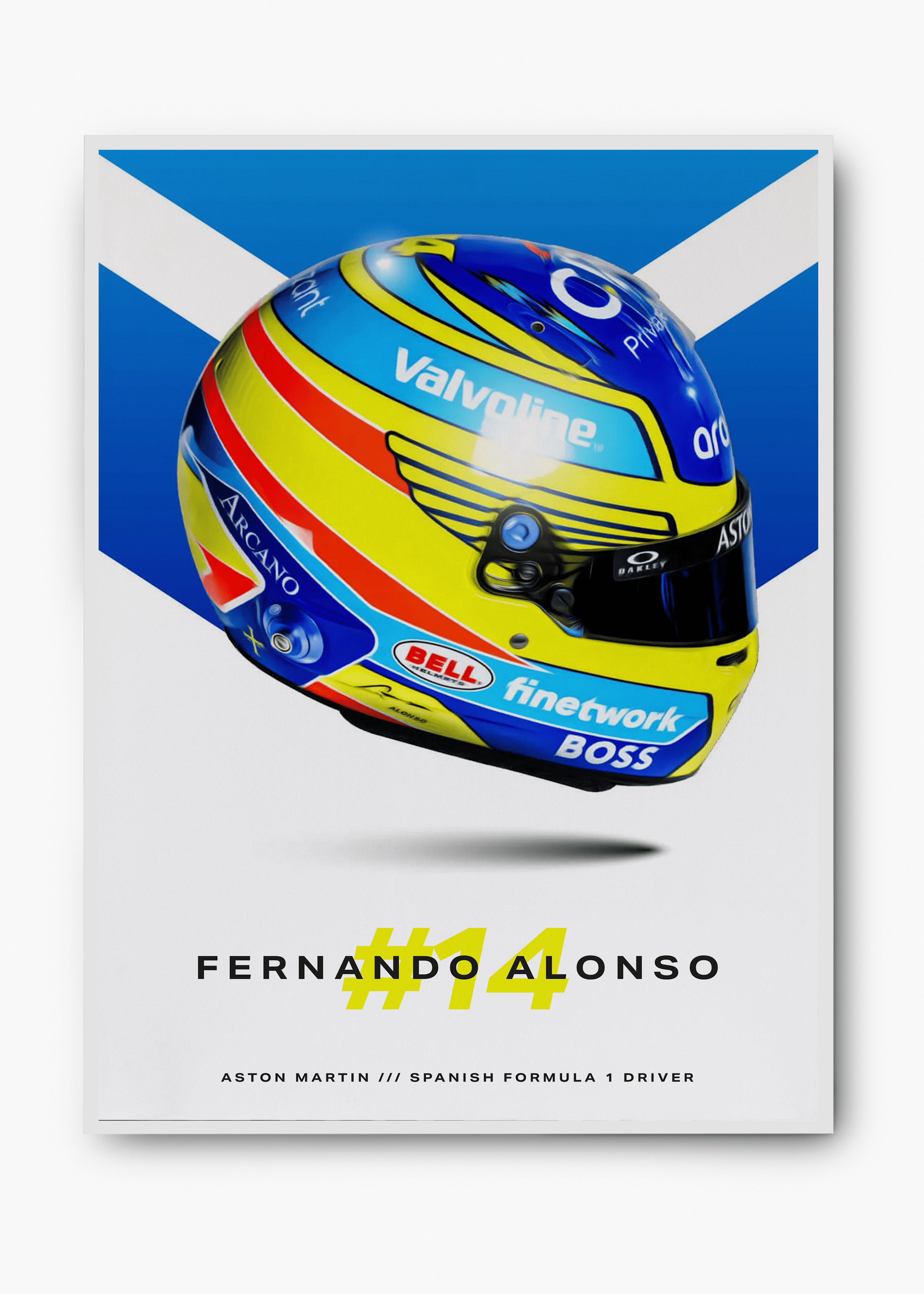 Quadro Fernando Alonso 2024
