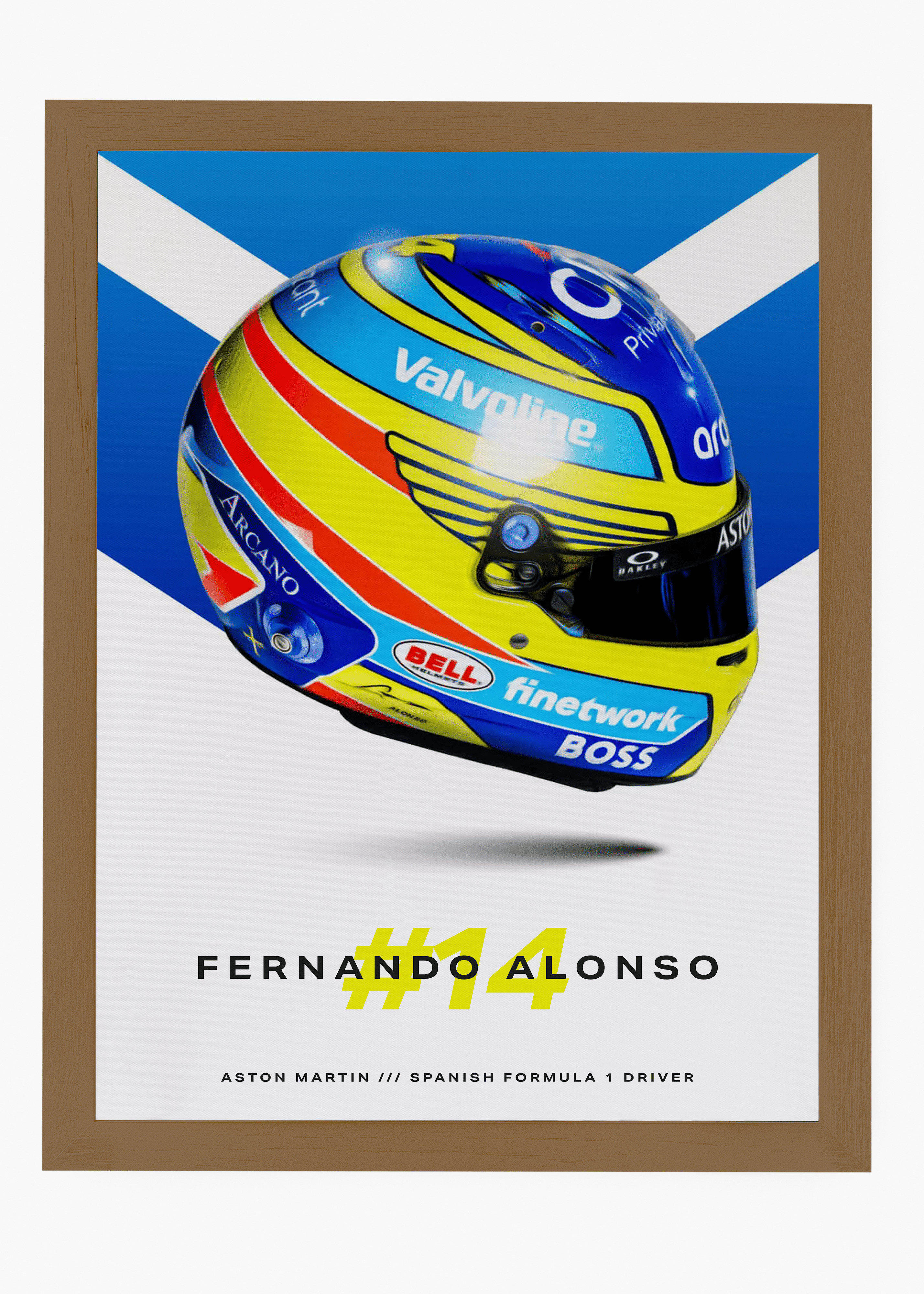 Quadro Fernando Alonso 2024