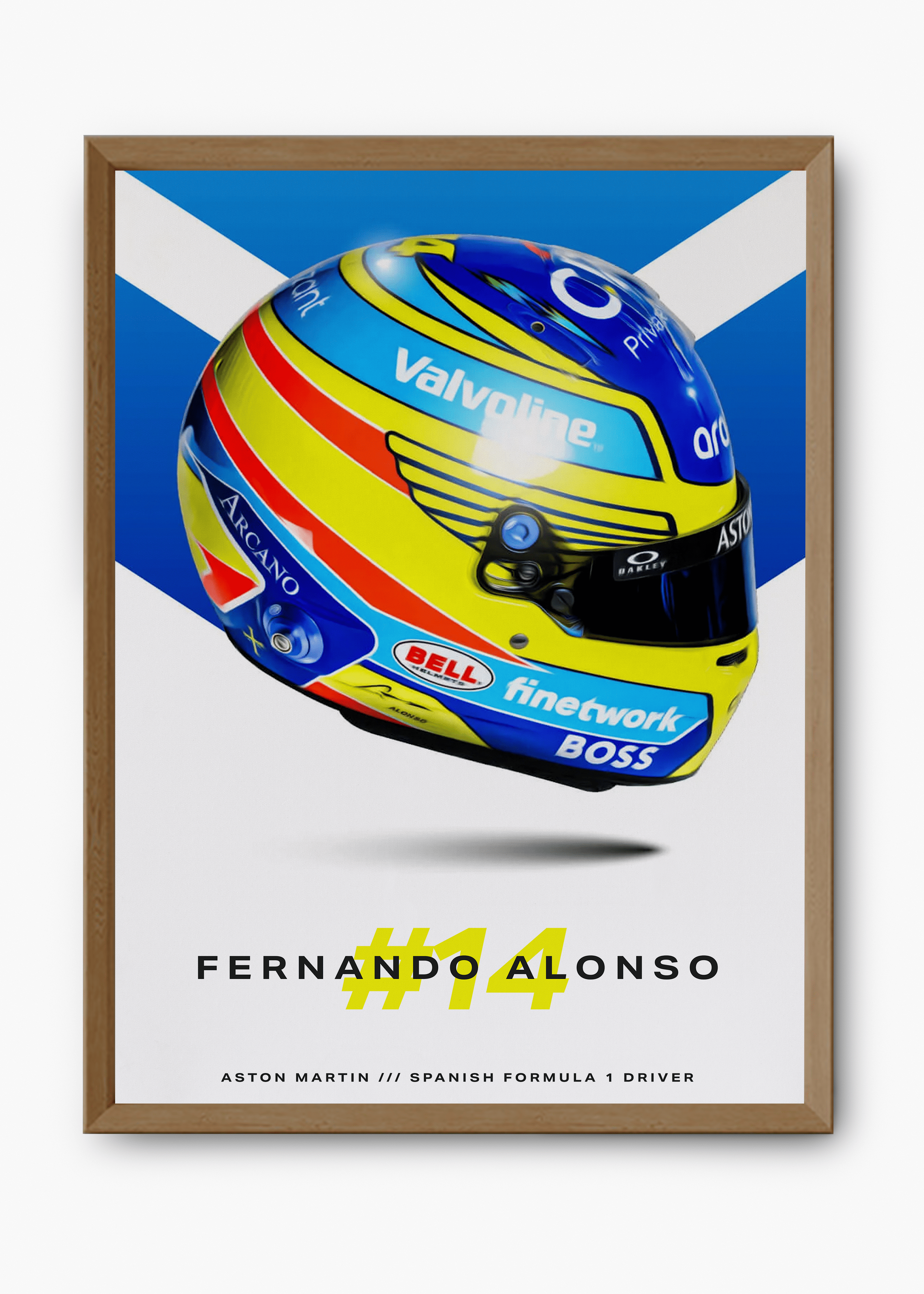 Quadro Fernando Alonso 2024