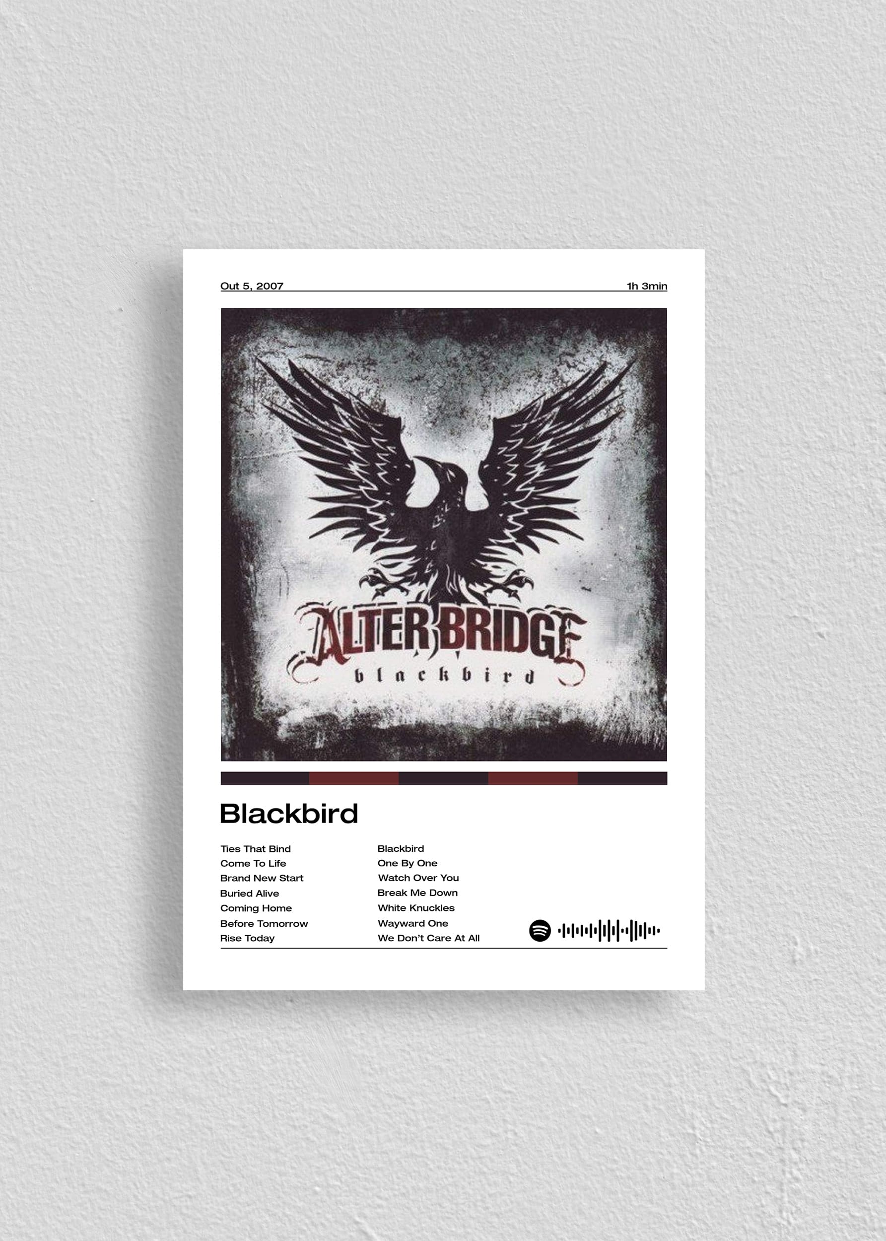Quadro Alter Bridge Blackbird
