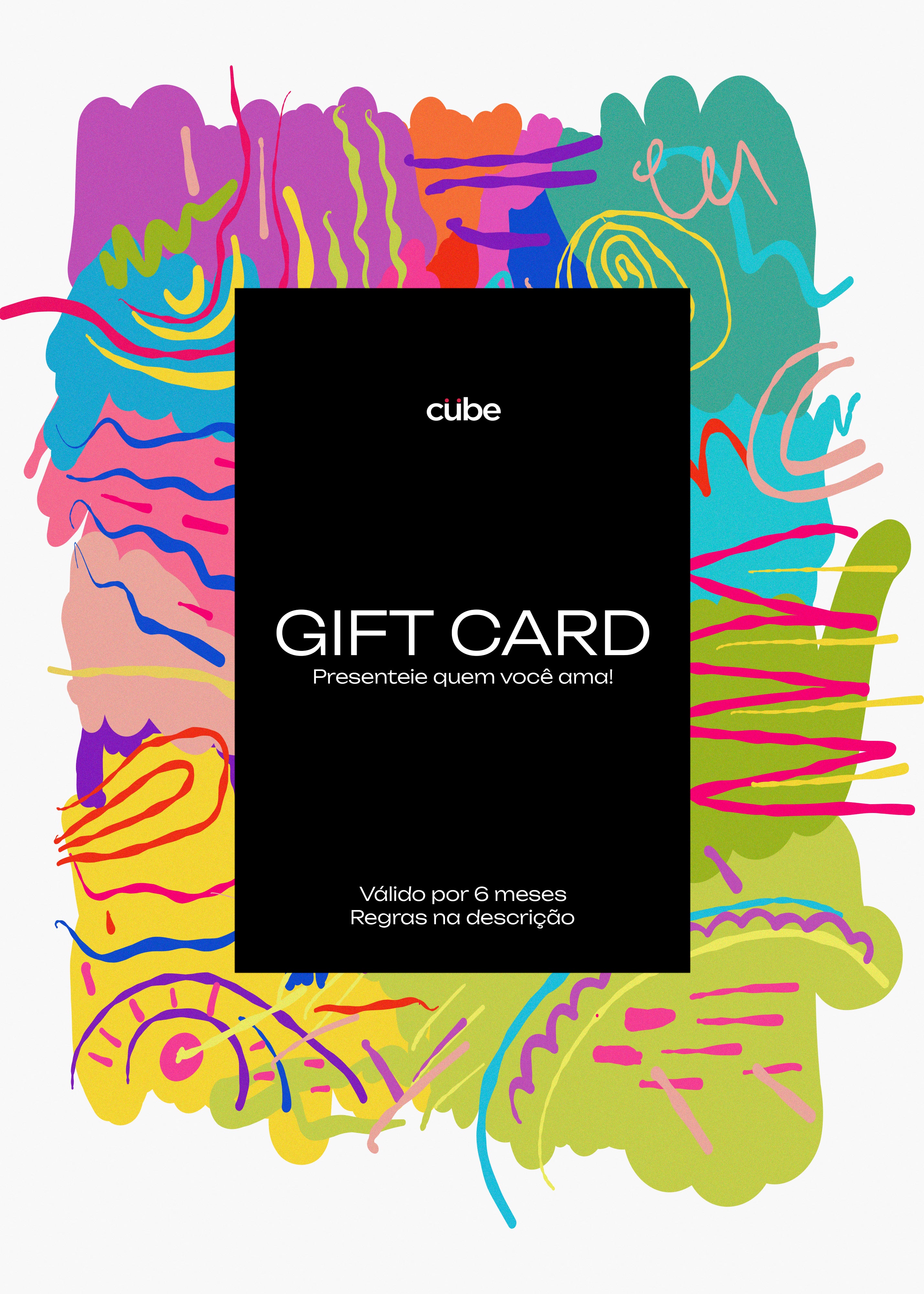 Gift Card - Cartão Presente