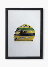 Quadro Capacete AS 1990 Fórmula 1