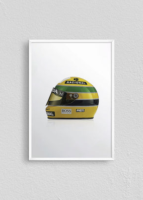 Quadro Capacete AS 1990 Fórmula 1