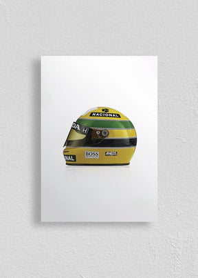 Quadro Capacete AS 1990 Fórmula 1