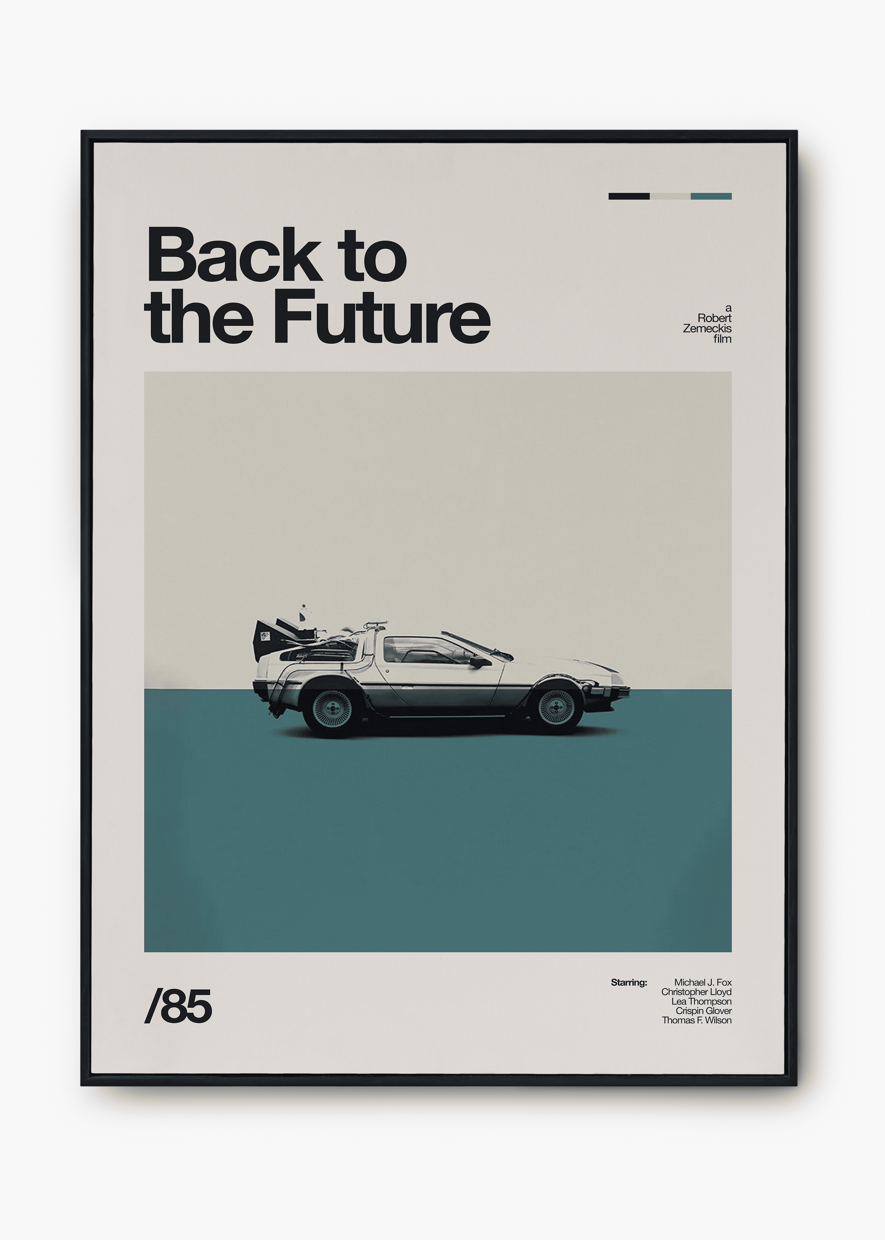 Quadro De volta para o Futuro - Back to the Future