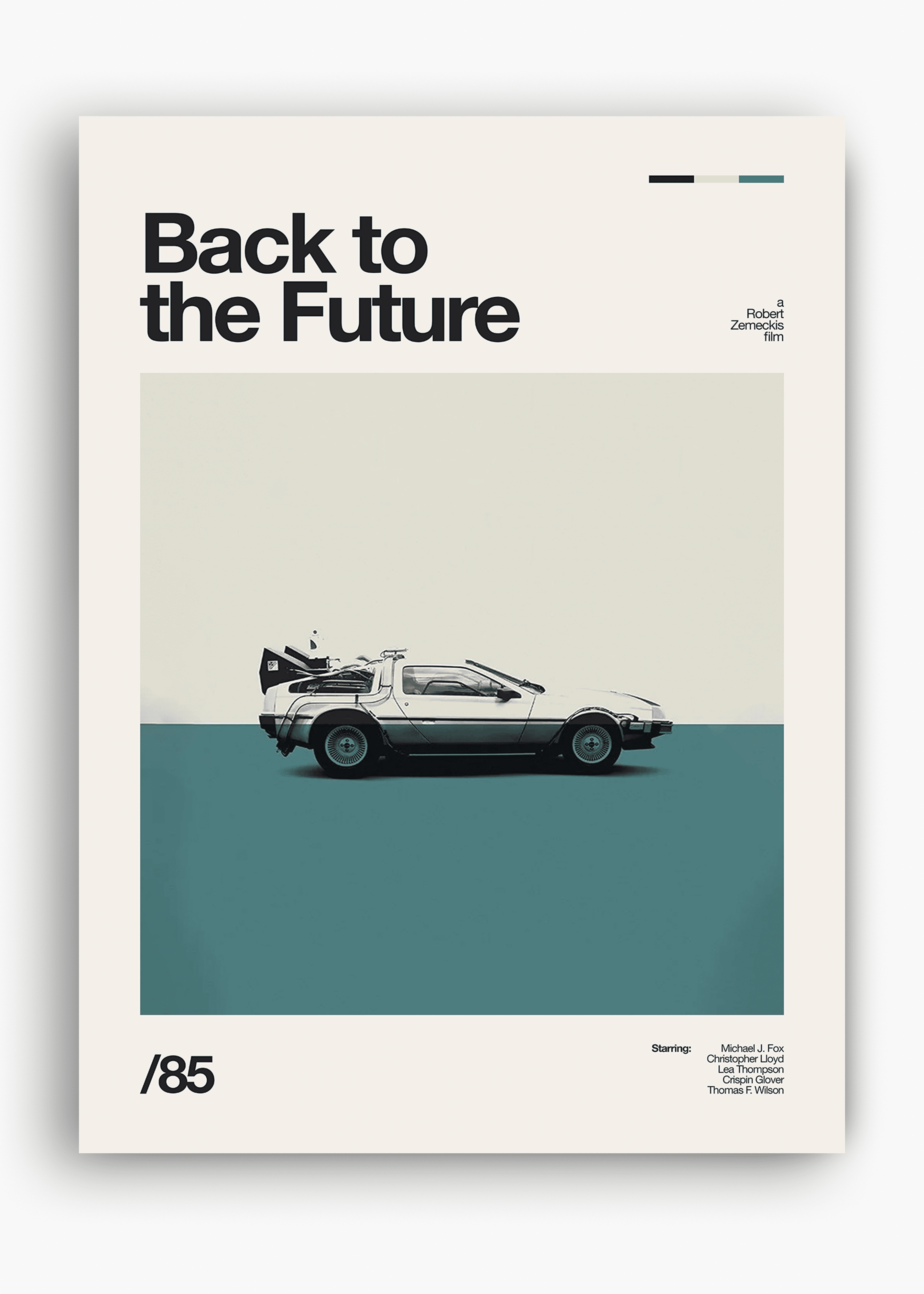 Quadro De volta para o Futuro - Back to the Future