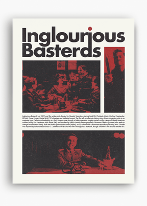 Quadro Bastardos Inglórios - Inglorius Bastards