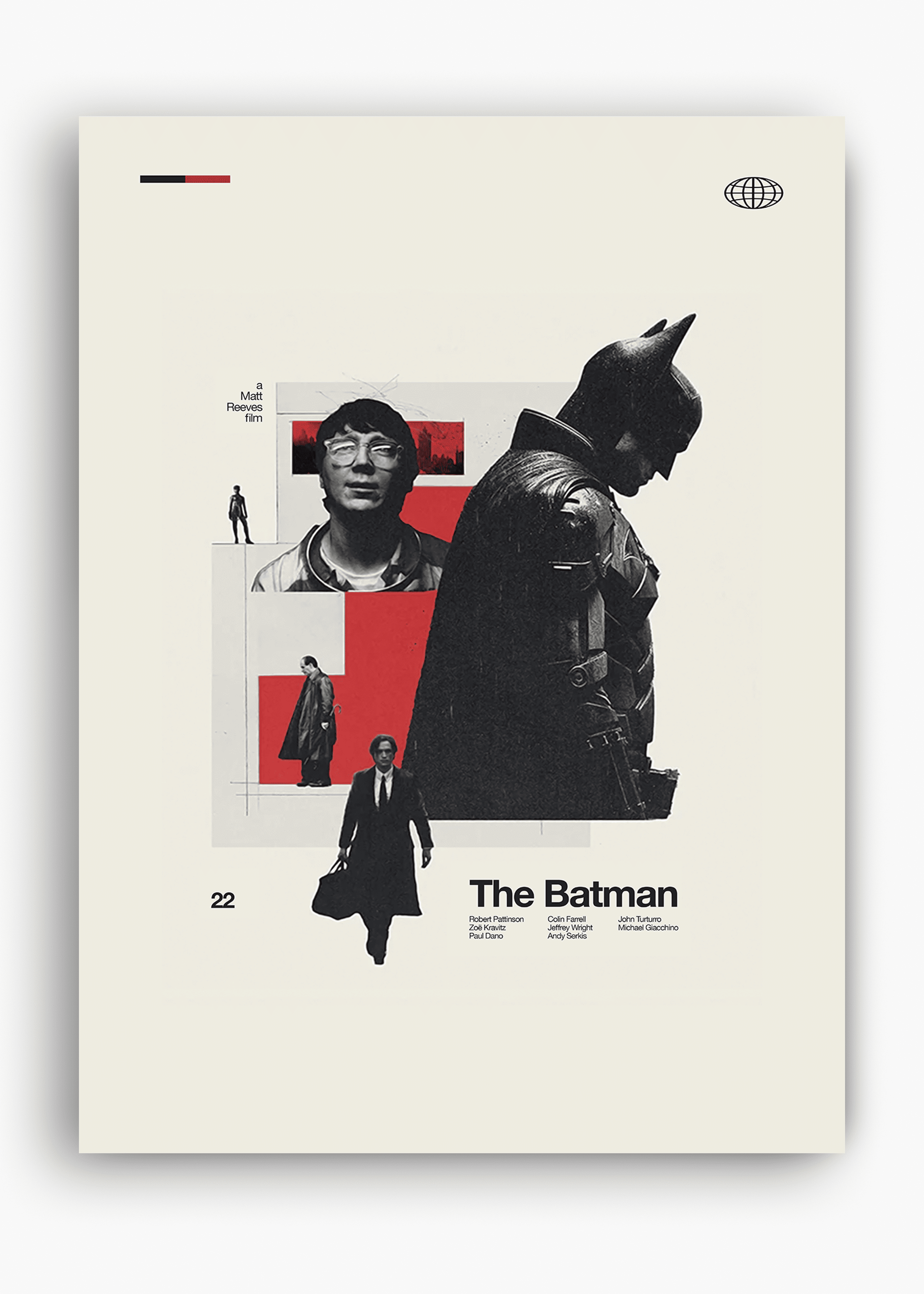 Quadro decorativo Batman — arte de cinema para parede | Cübe Quadros