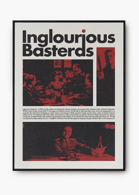 Quadro Bastardos Inglórios - Inglorius Bastards