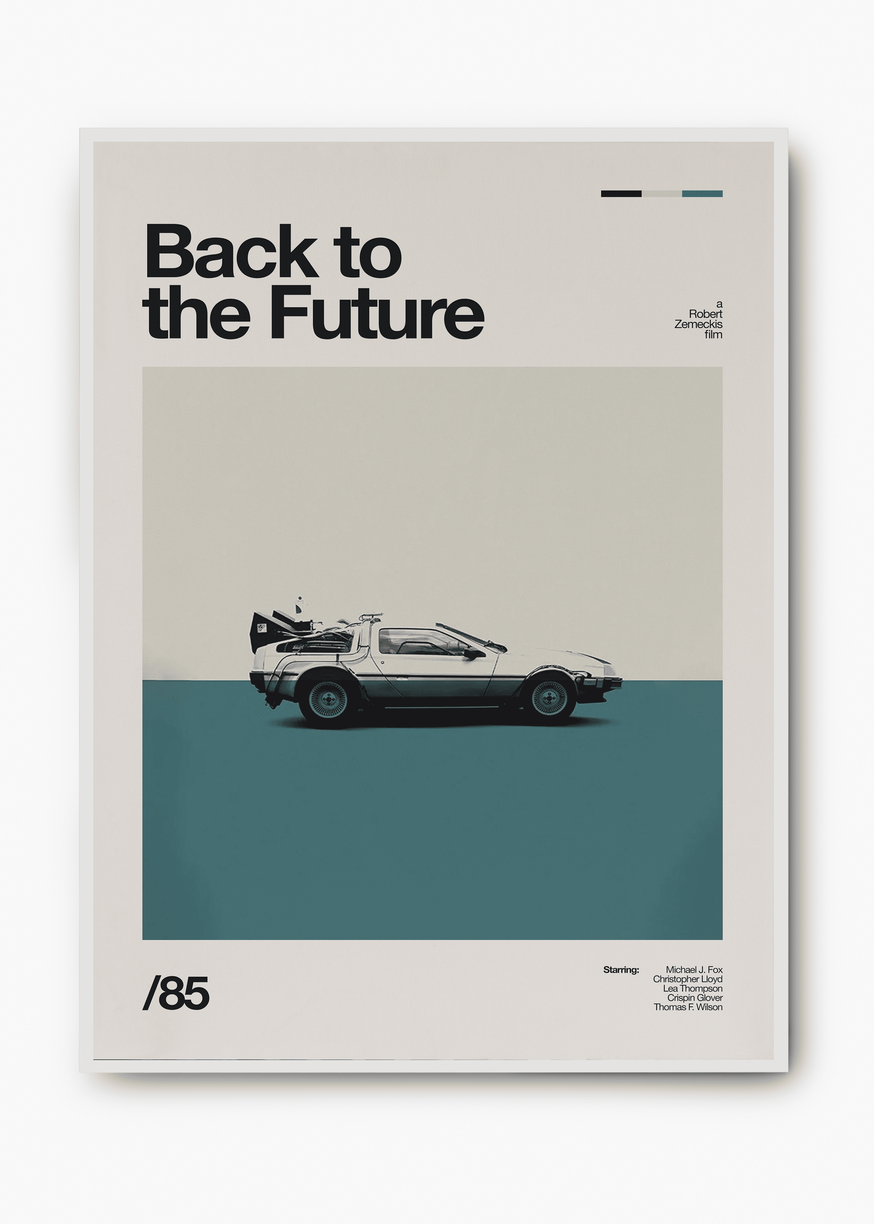 Quadro De volta para o Futuro - Back to the Future